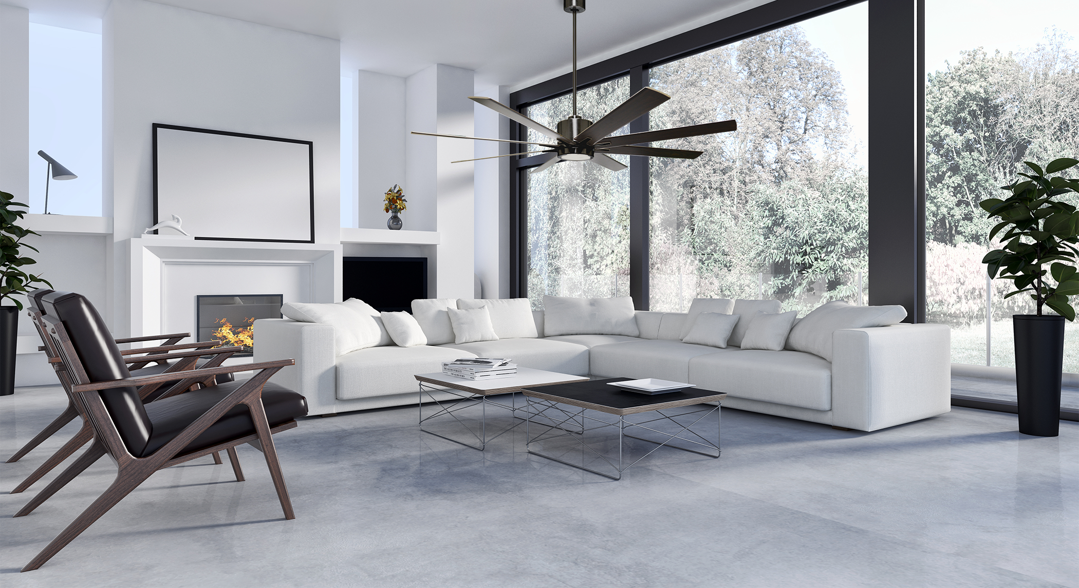 Which way does a ceiling fan turn in the summer and winter?