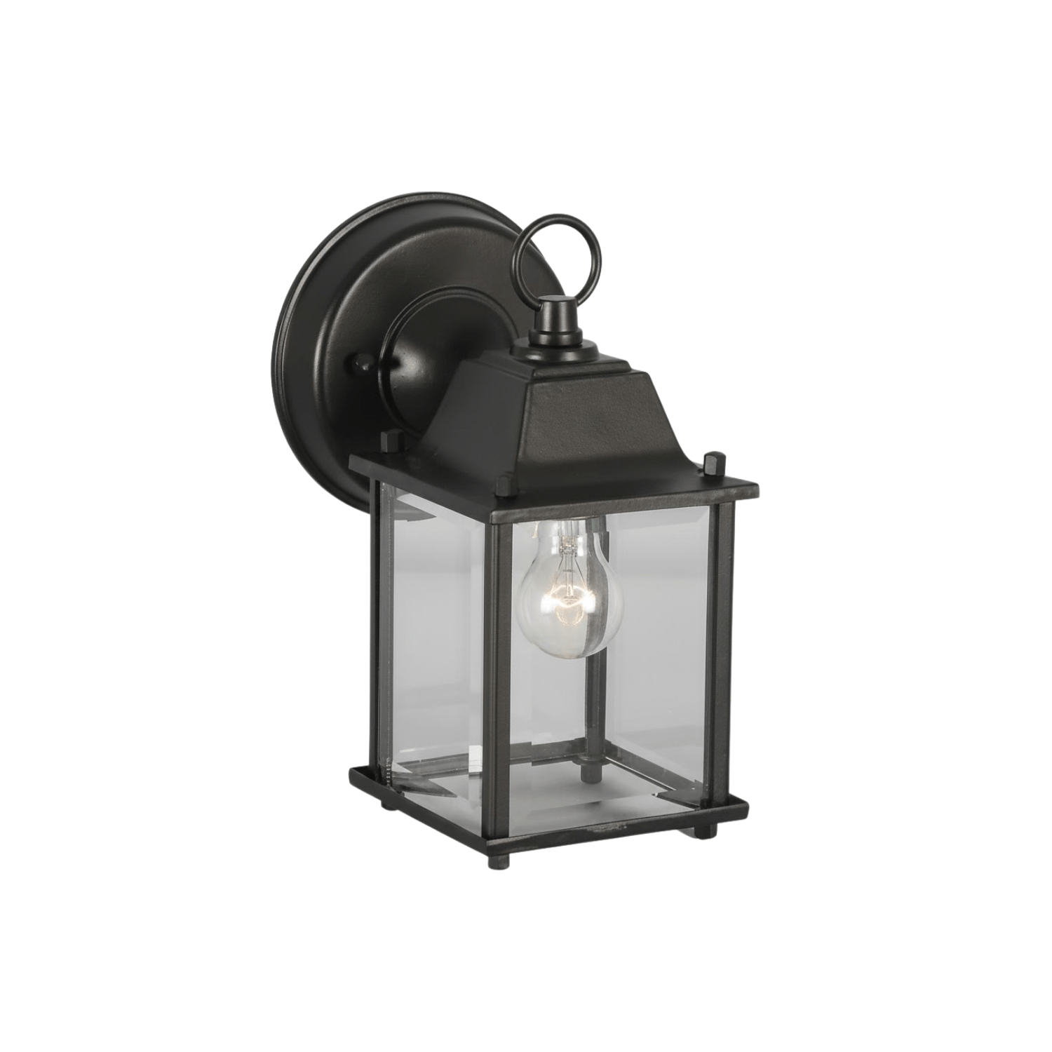 Patio Light-BK - Cast Alum - Refined Exterior