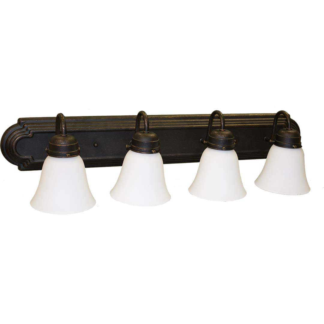4-Light Racetrack w/Arms - G-423 - Functional Vanities