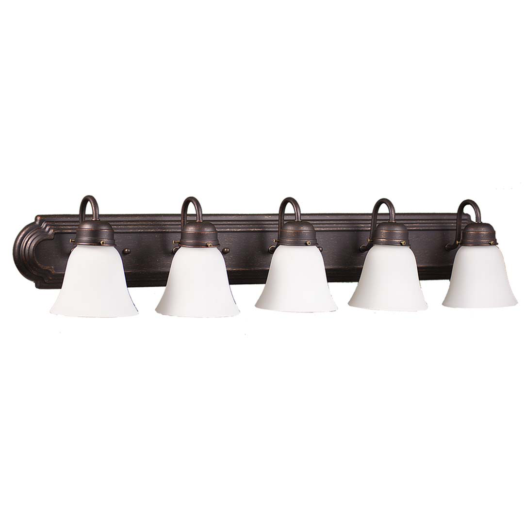 5-Light Racetrack w/Arms - G-423 - Elegant Vanities