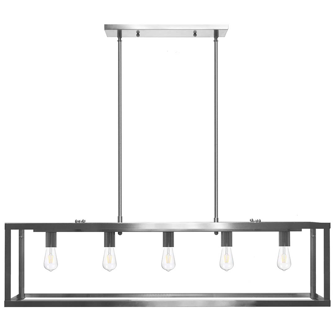 42" Square Cage Island Pendant - Decorative Pendants