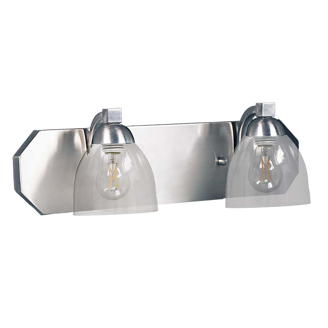Special Order 2-Light Contemporary Vanity Clear Glass - Statement-Making Vanities