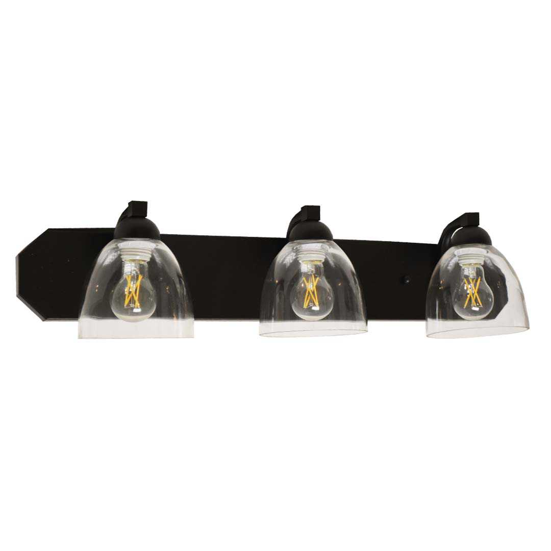 Special Order 3-Light Contemporary Vanity Clear Glass - Refined Vanities
