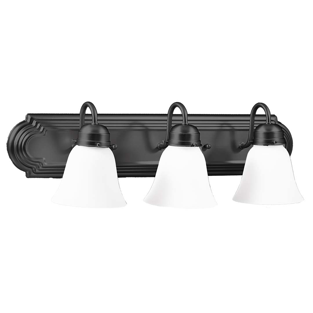 3-Light Racetrack w/Arms - G-423 - Elegant Vanities