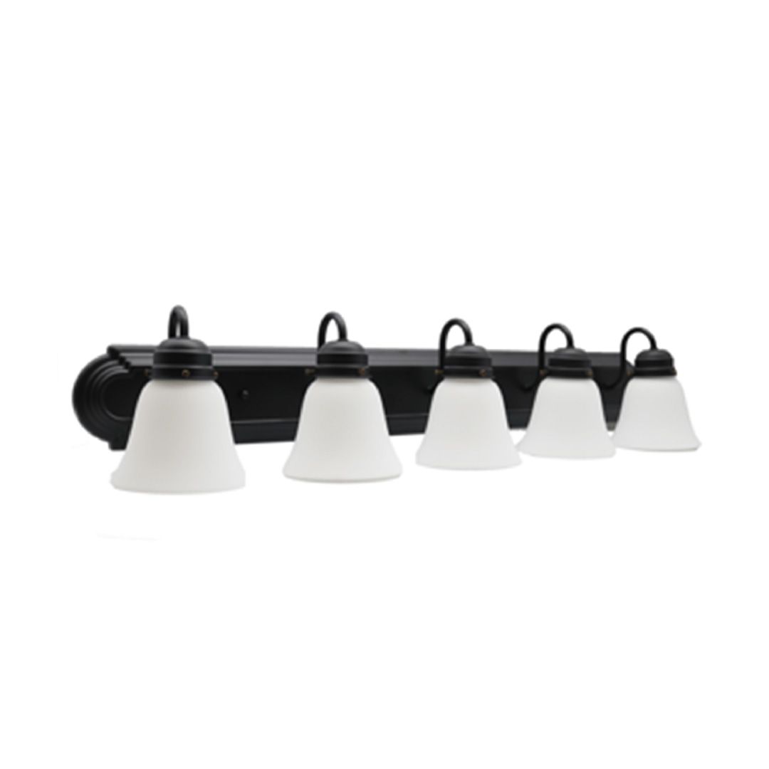 5-Light Racetrack w/Arms - G-423 - Elegant Vanities