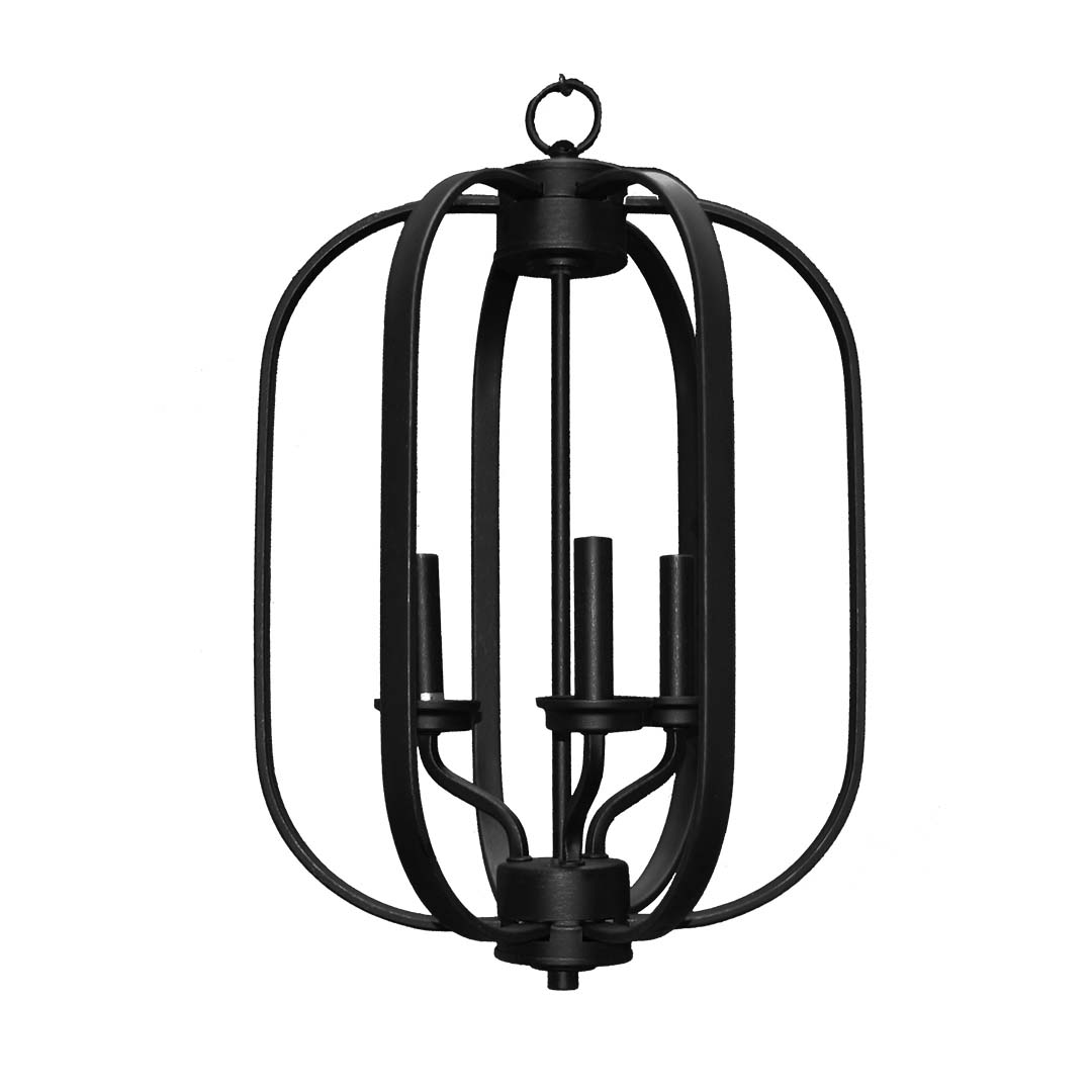 Victoria Series 3-Light Small Entry Cage - High-Design Pendants