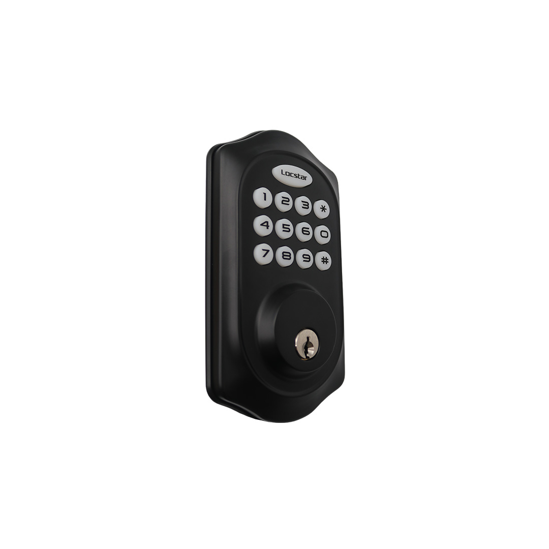 Electronic Entry Deadbolt - Classic Style - Architectural-Inspired Door Hardware in Matte Black