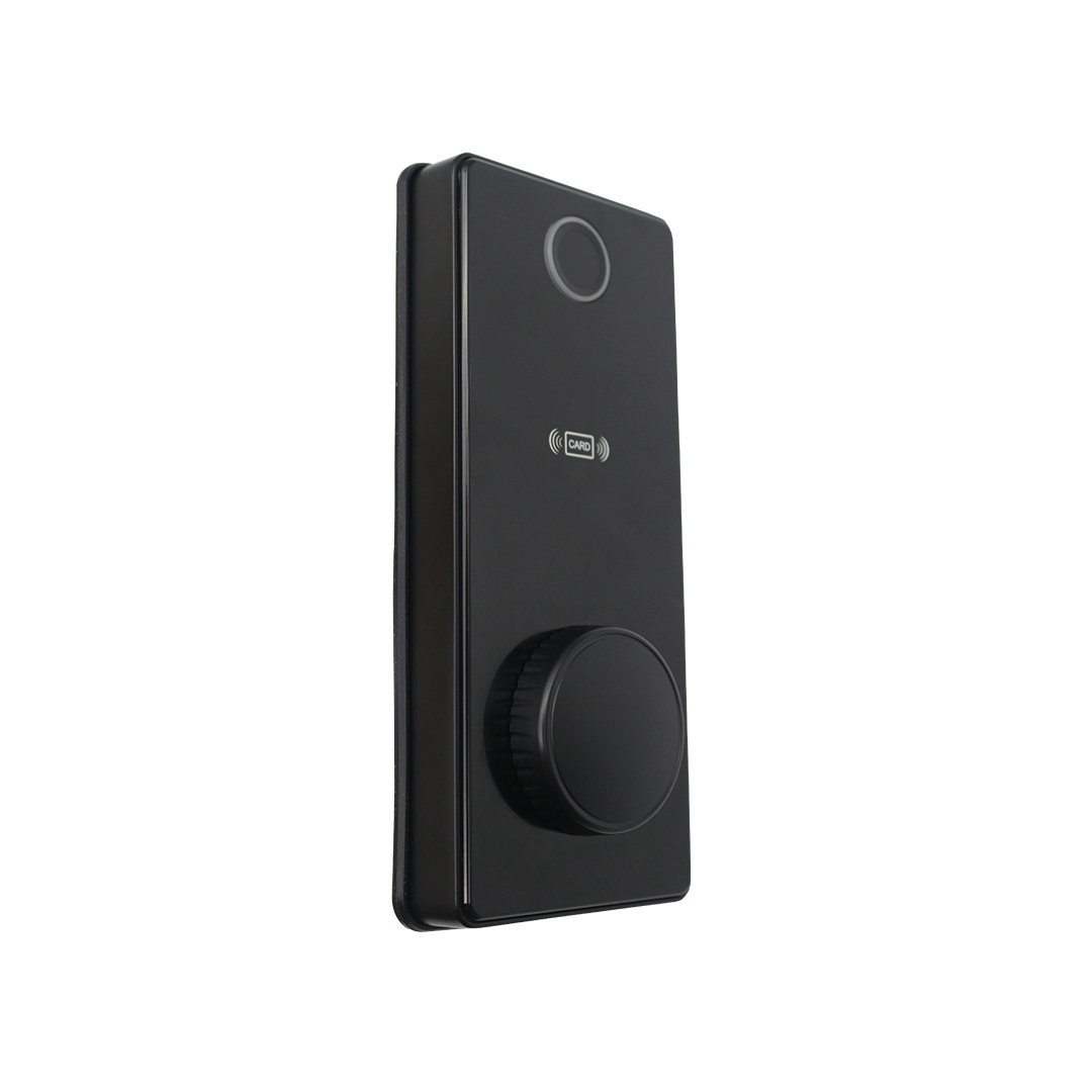 Electronic Entry Deadbolt - Modern Style - Clean-Line Door Hardware in Matte Black