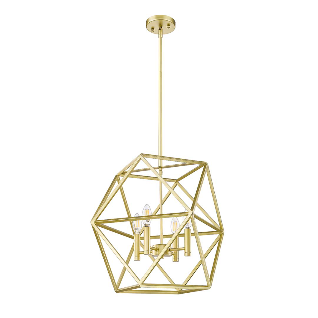 Solano 4-Light 20" Geometric Pendant - Refined Pendants