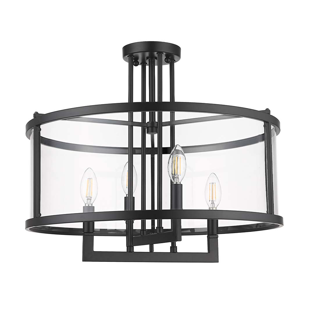 Ravenna 4-Light Semi Flush Mount - Contemporary Ceiling Mounts