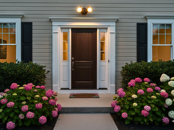 LED-Double Flood-Matte Black-20W 3000K - Architectural-Inspired Flood Lights