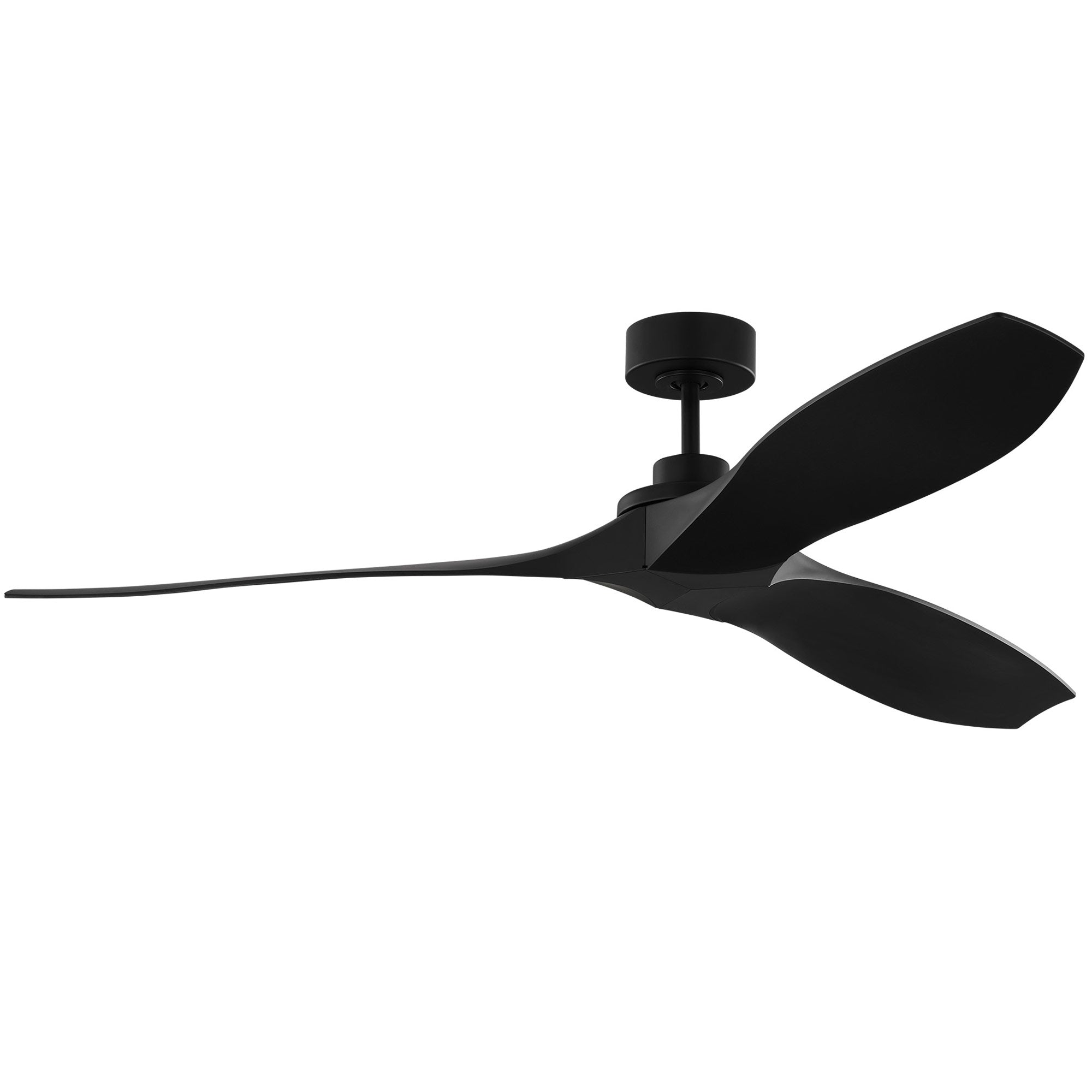 Collins Coastal Smart 60″ Outdoor Ceiling Fan — Midnight Black, 3‑Blades, Remote & Wet‑Rated