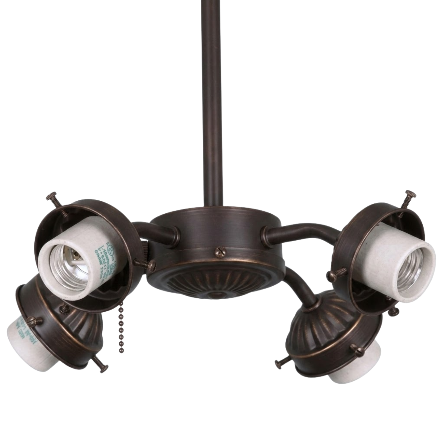 4-Arm Light Kit Rubbed Bronze Finish No Lamps - Timeless Accessories