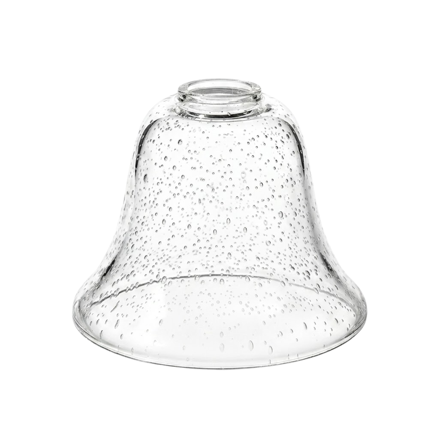 Alpine Style Chandelier Glass - Clear Seeded - Timeless Lighting Glass