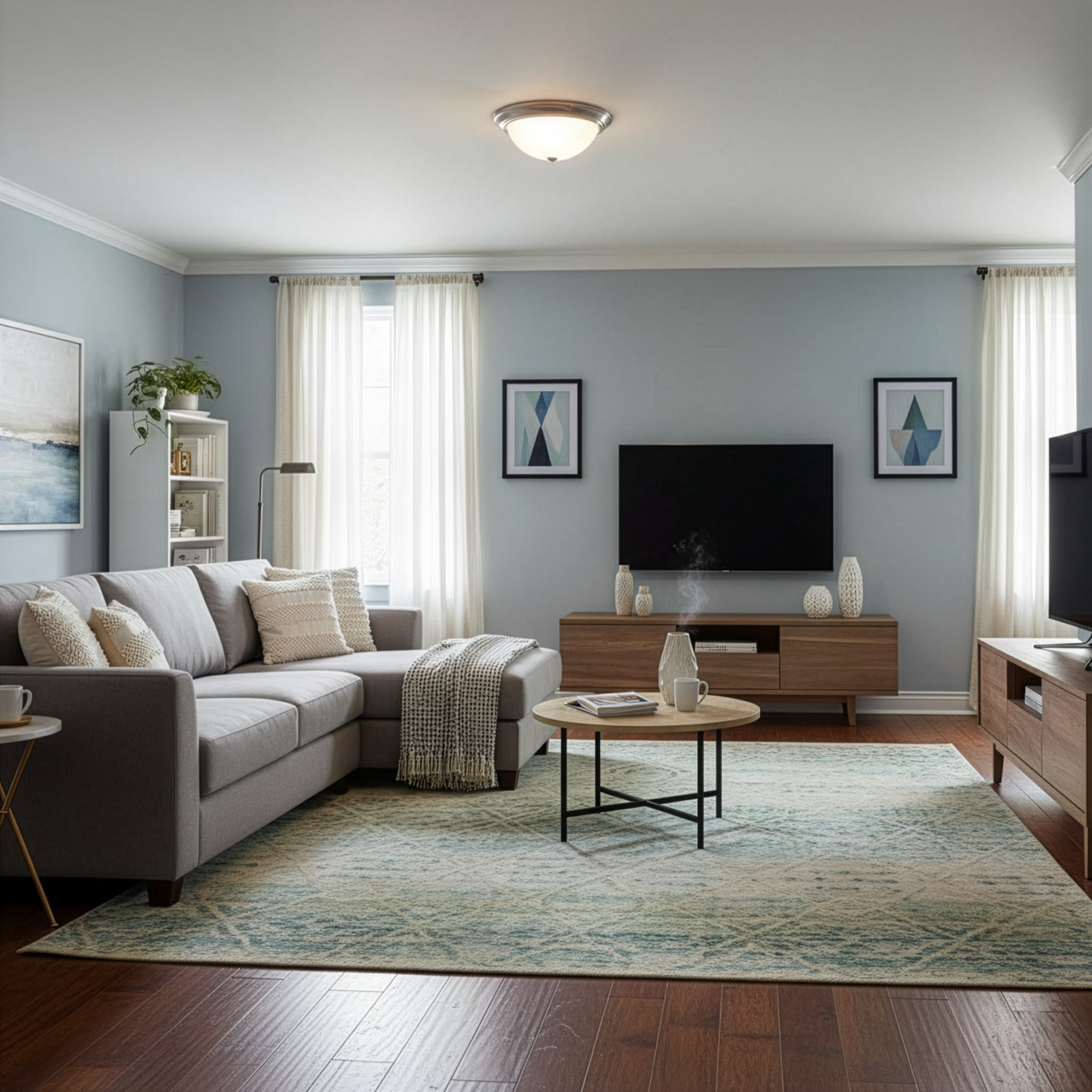 13" 2-Light White Glass Ceiling Dome - High-Design Ceiling Mounts in Brushed Nickel