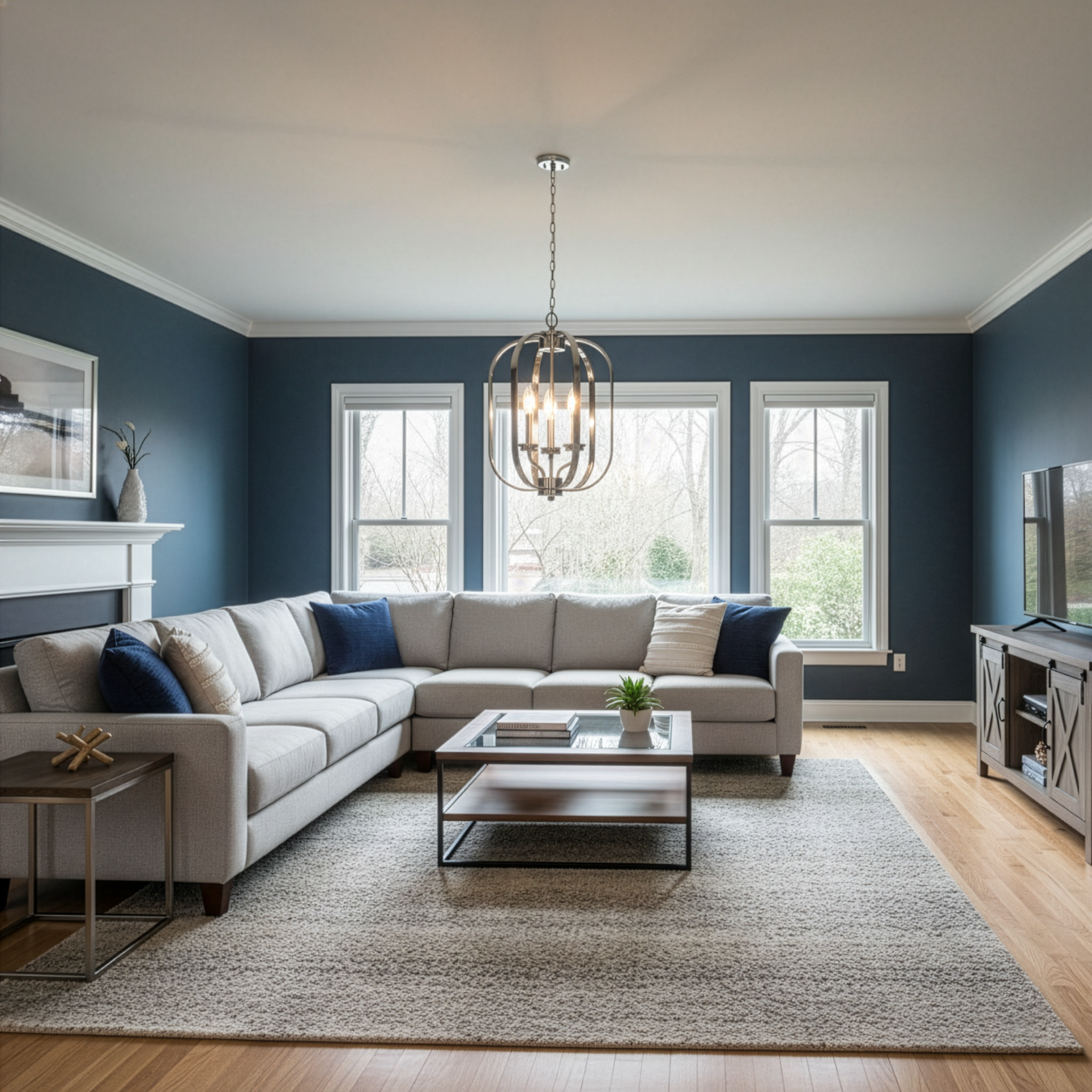 Victoria Series 3-Light Small Entry Cage - High-Design Pendants