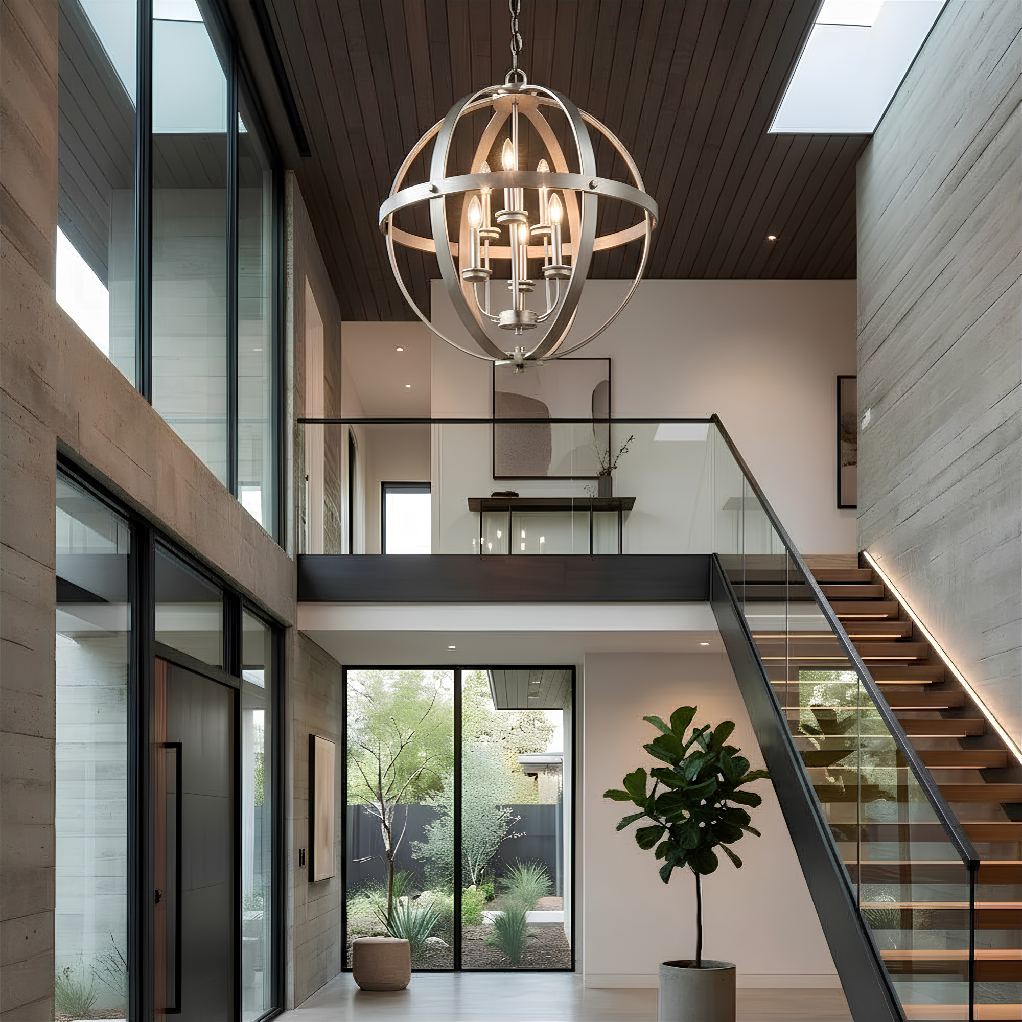 Large Sphere Entry Light - High-Design Pendants