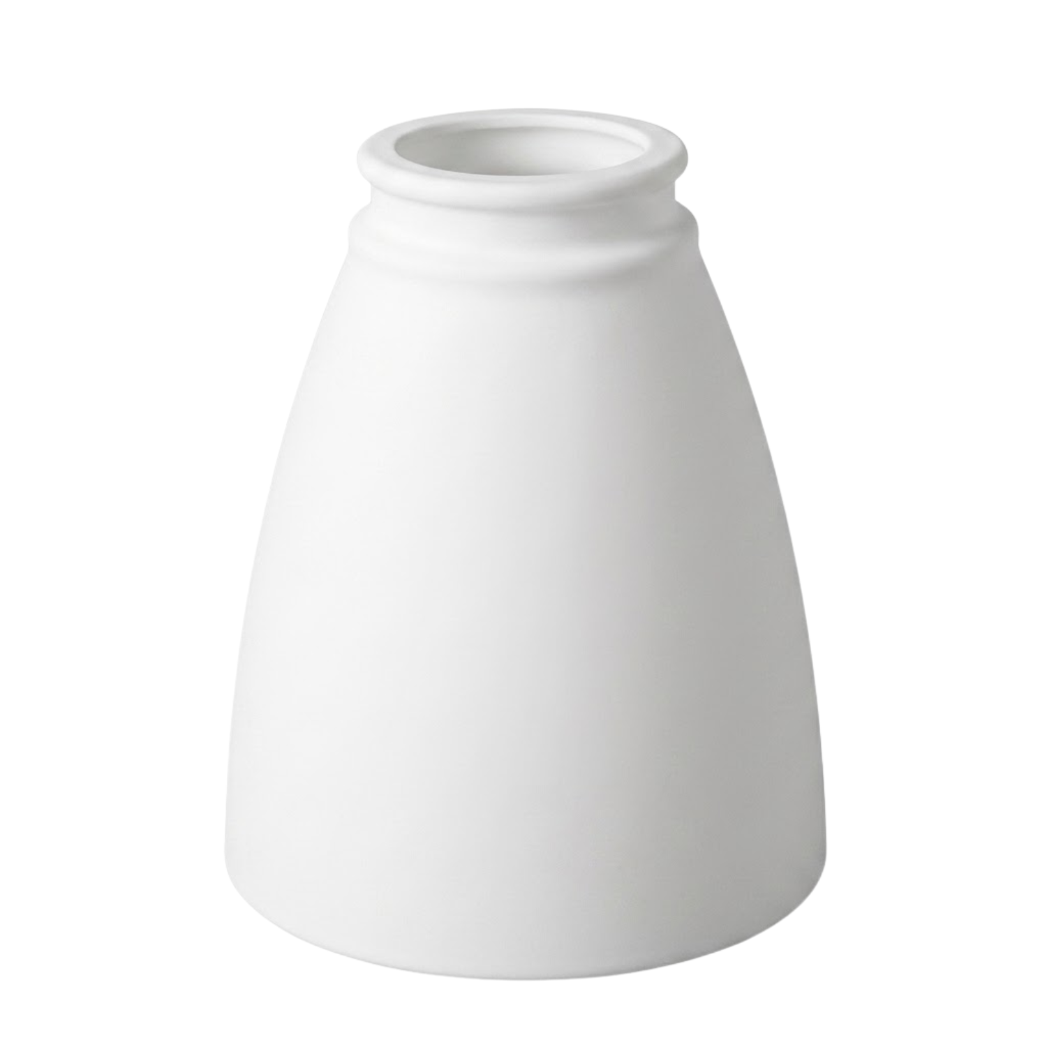 2.25" Frosted White UFan Glass - Smooth - No Flare - Versatile Lighting Glass