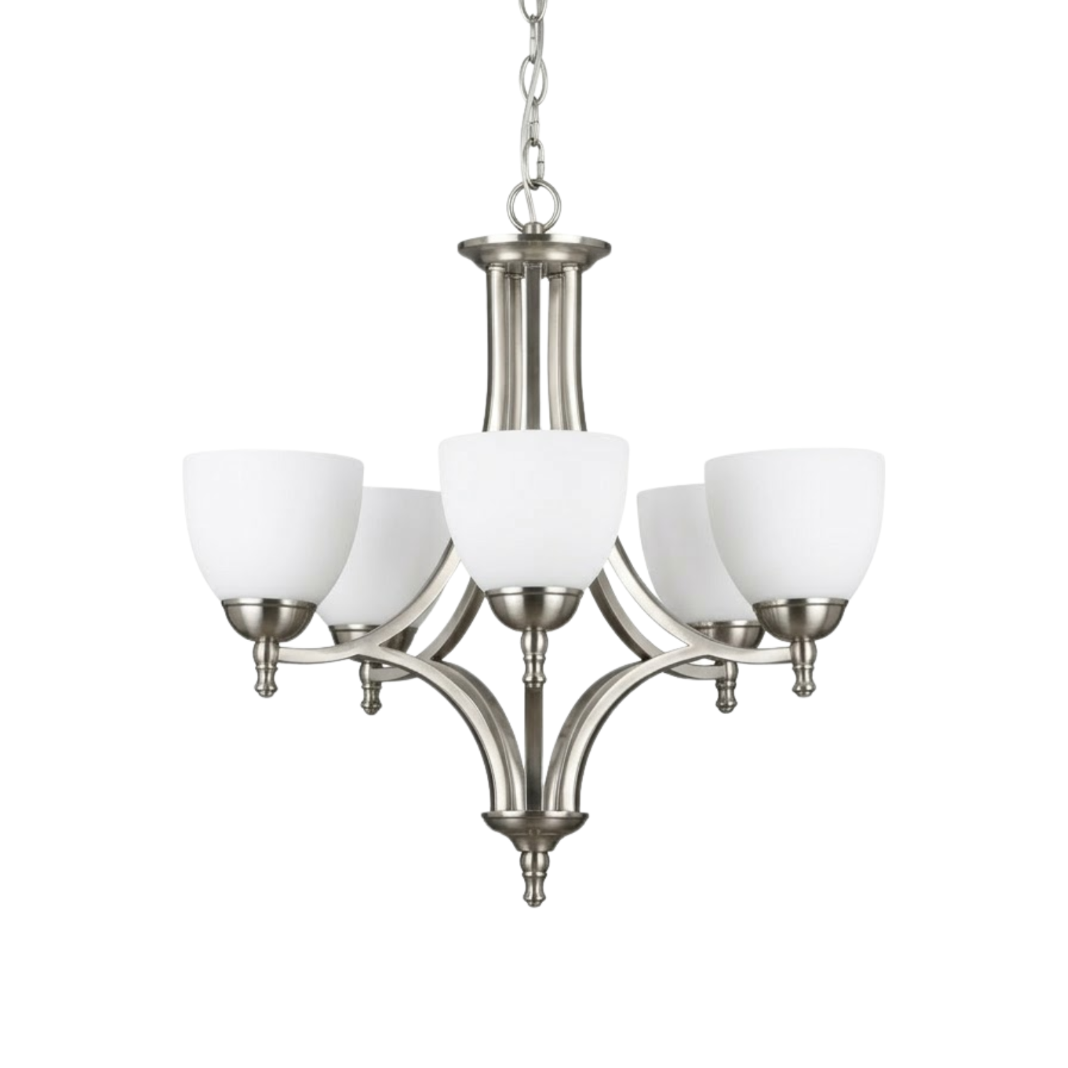 White Chandelier Glass - Elegant Lighting Glass