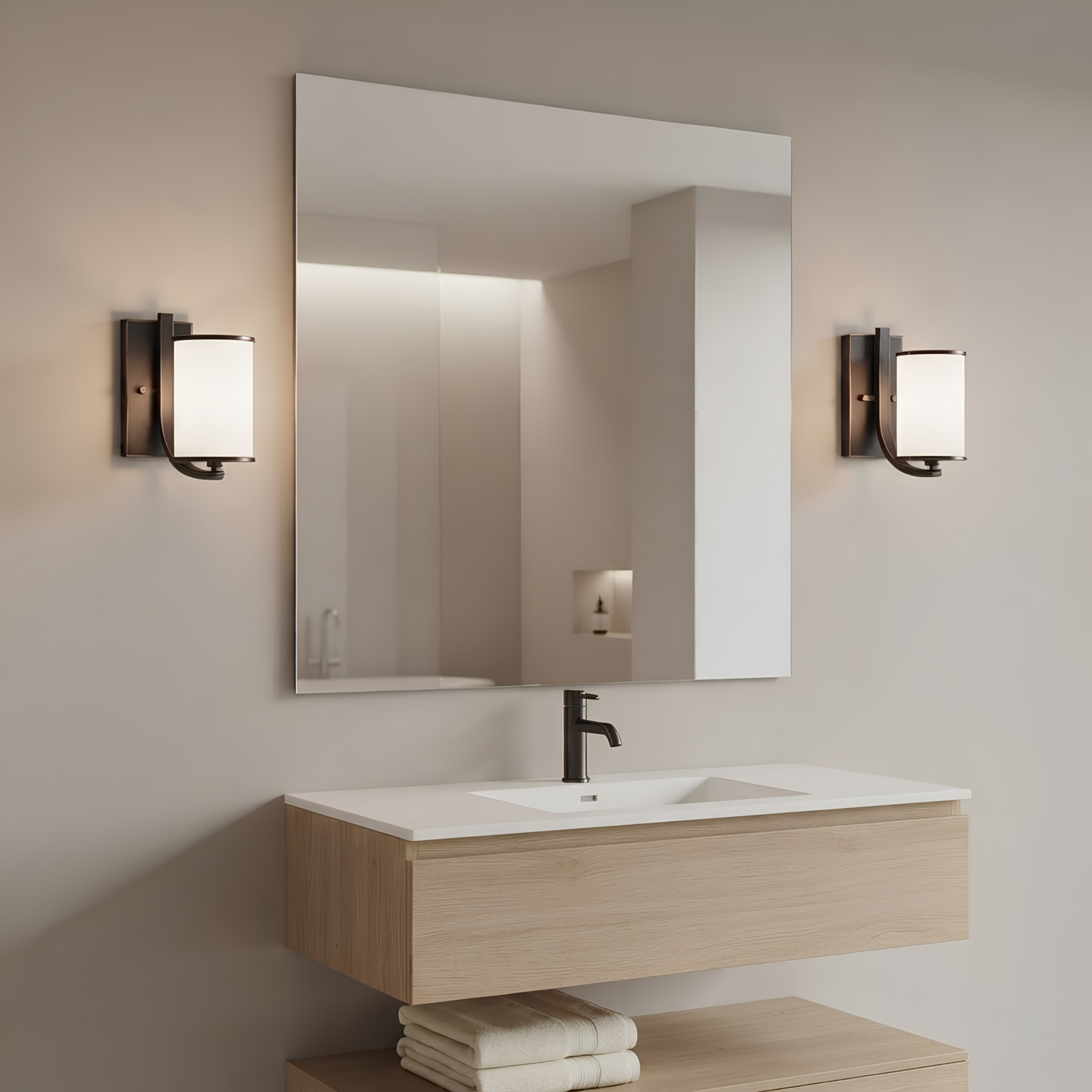 Lexington 1 - Light White Glass - Sconce - Statement-Making Wall Sconces