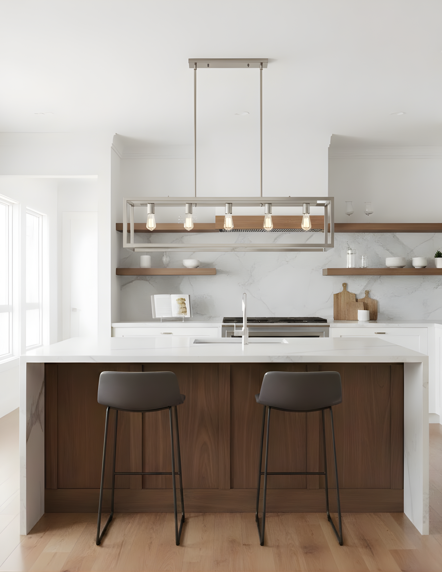 42" Square Cage Island Pendant - Decorative Pendants