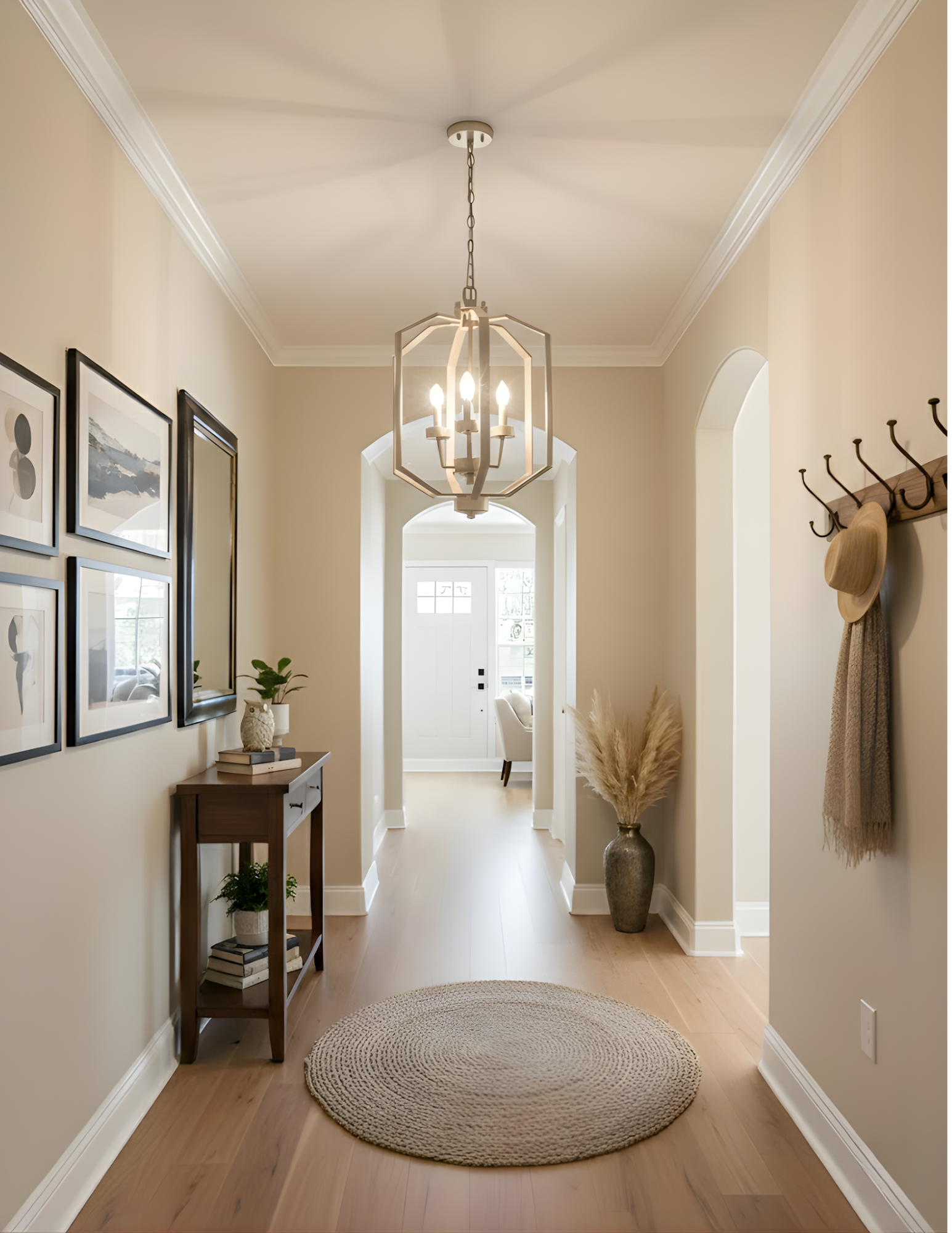 Paris 3-Light Entry - No Glass - Transitional Pendants