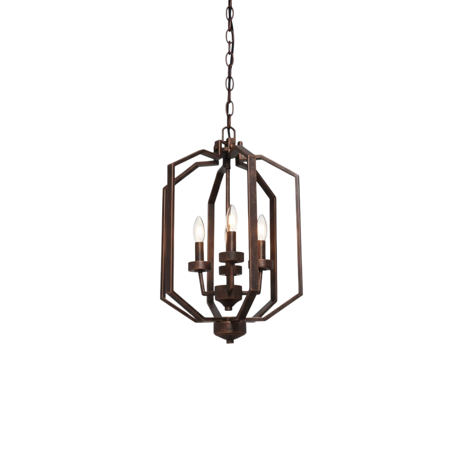 Paris 3-Light Entry - No Glass - Transitional Pendants