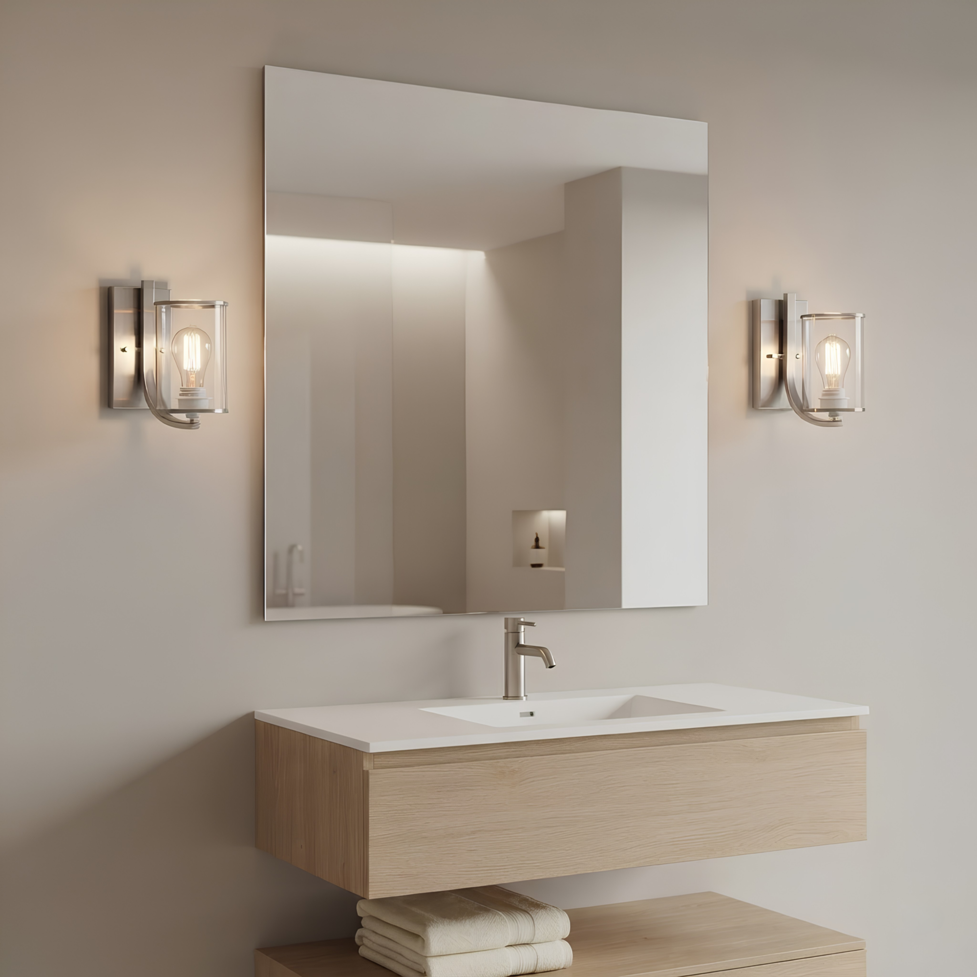 Lexington 1 - Light White Glass - Sconce - Statement-Making Wall Sconces