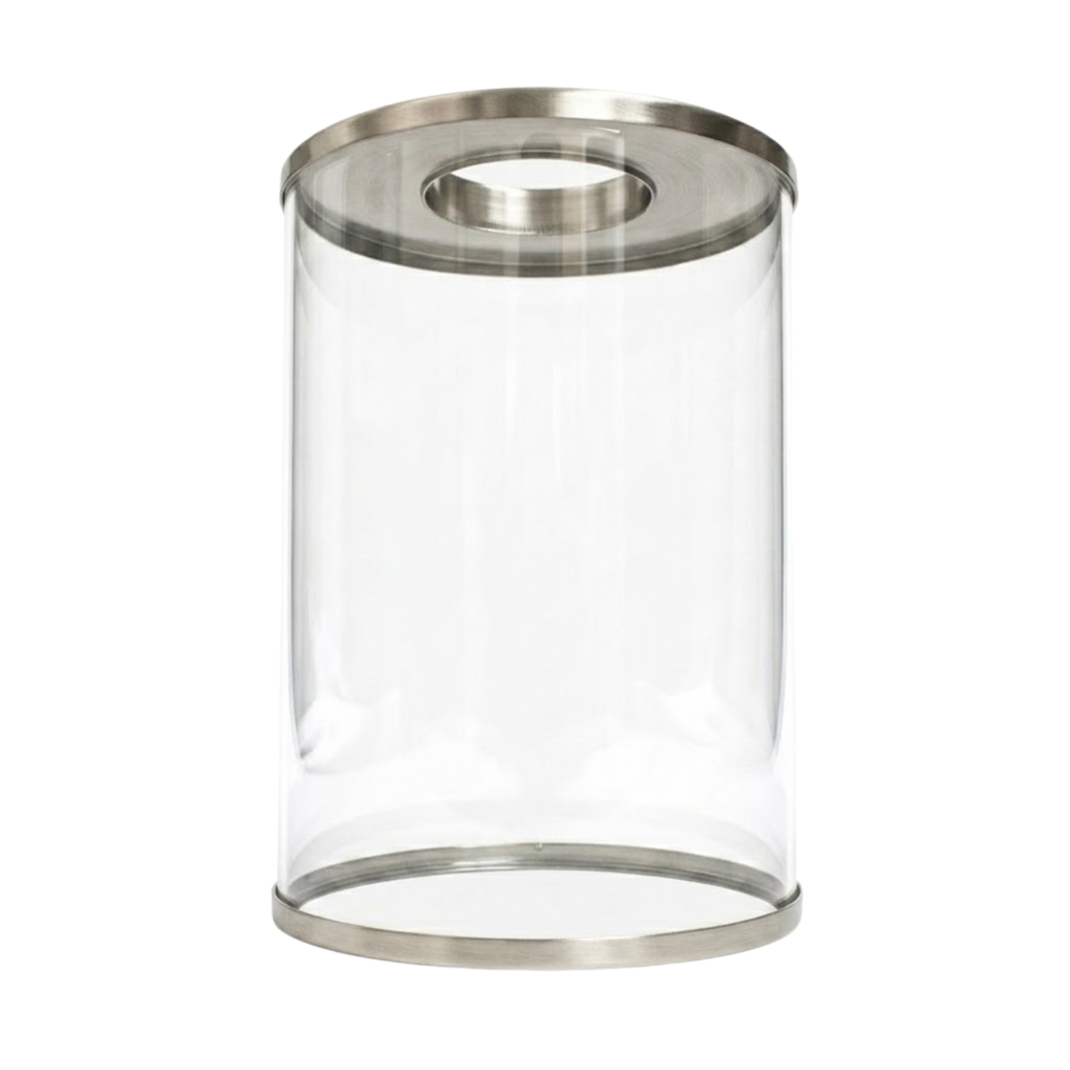 Clear Glass Only for LX items Rings - Refined Lighting Glass in Brushed Nickel
