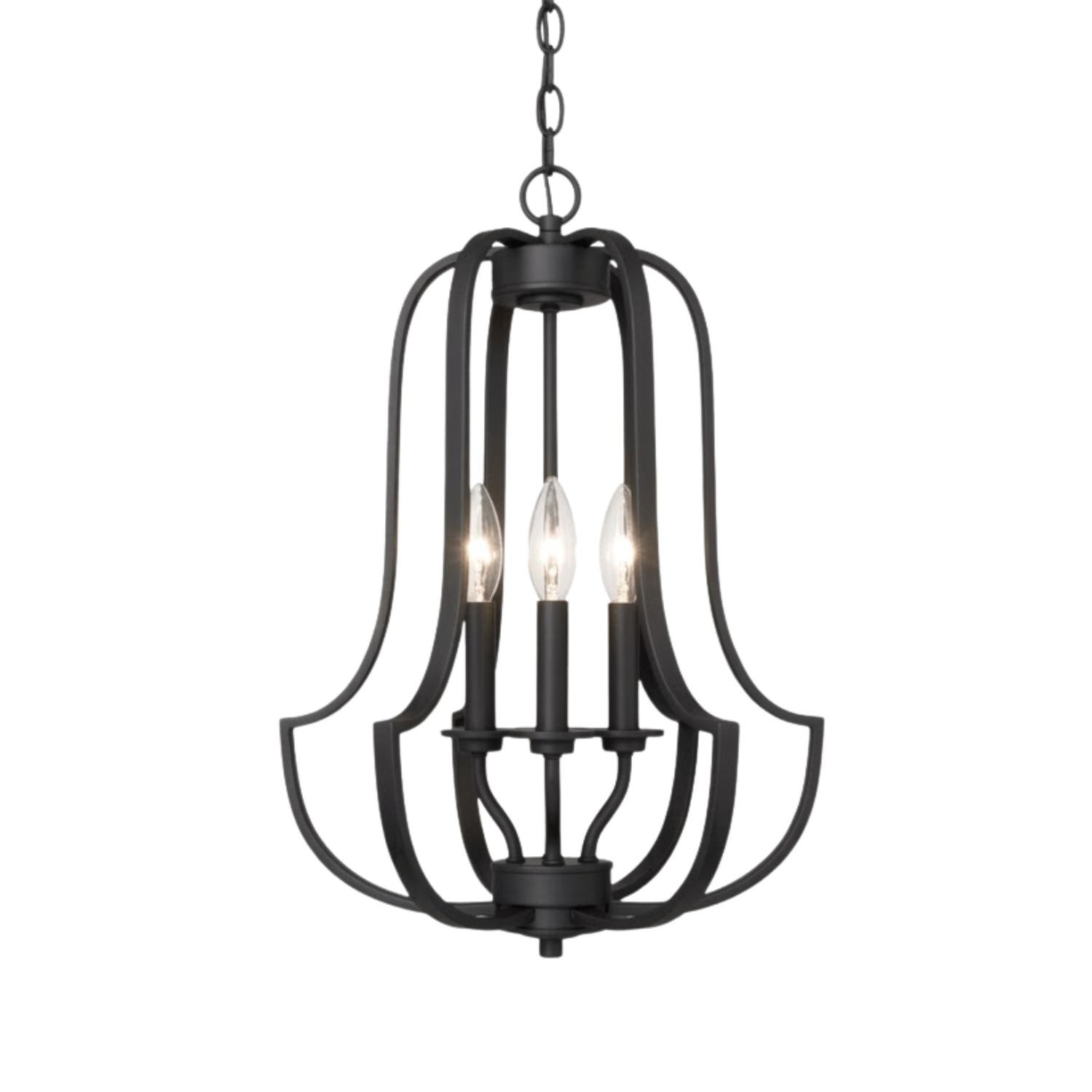 Lexington 3-Light Entry Cage - Architectural-Inspired Pendants
