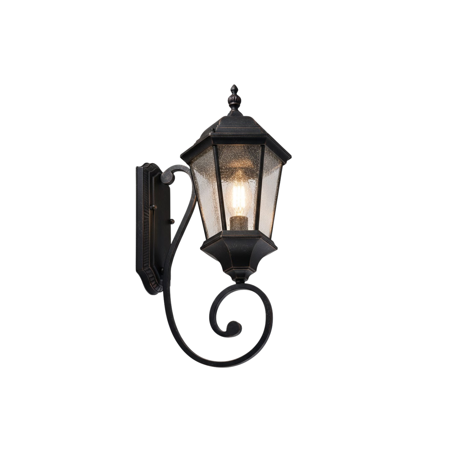 Mayon Upgrade Coach Light 1 x E27 - Contemporary Exterior in Matte Black