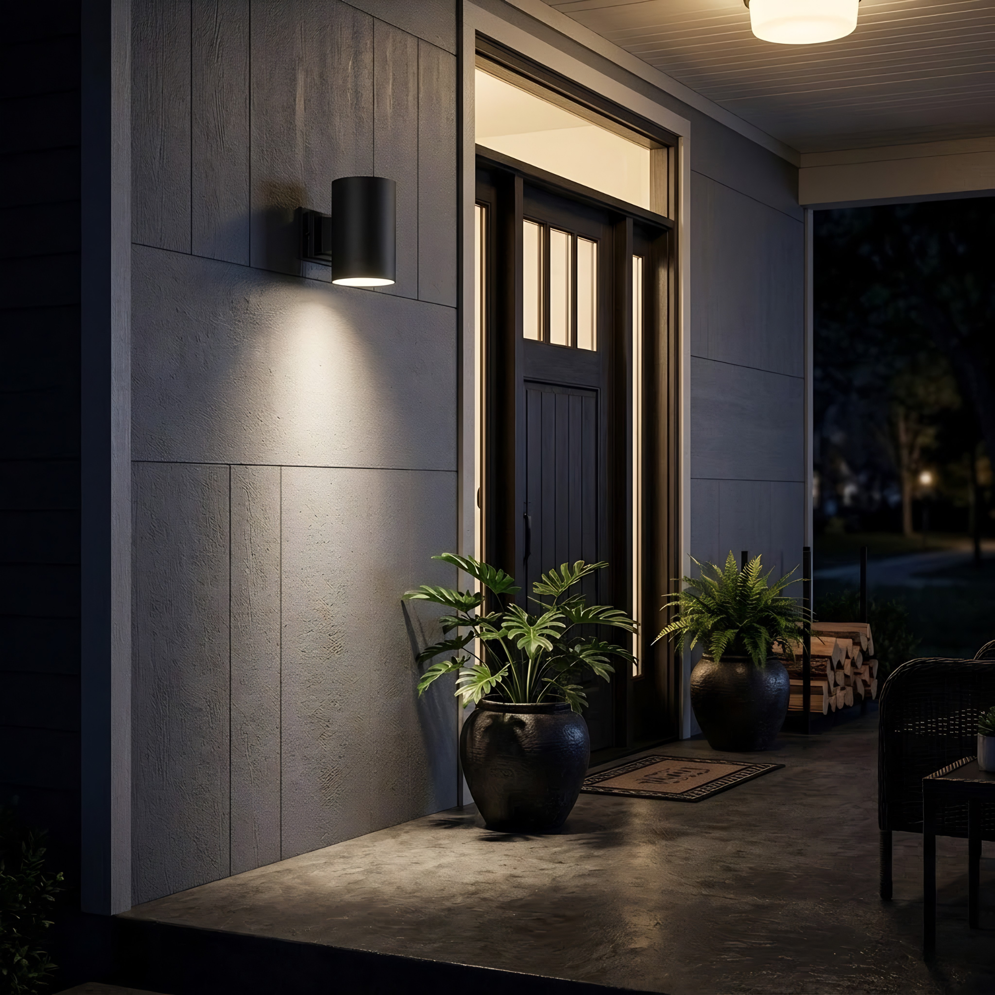 1-Light Small Dark Sky Can Wall Mount - DBZ