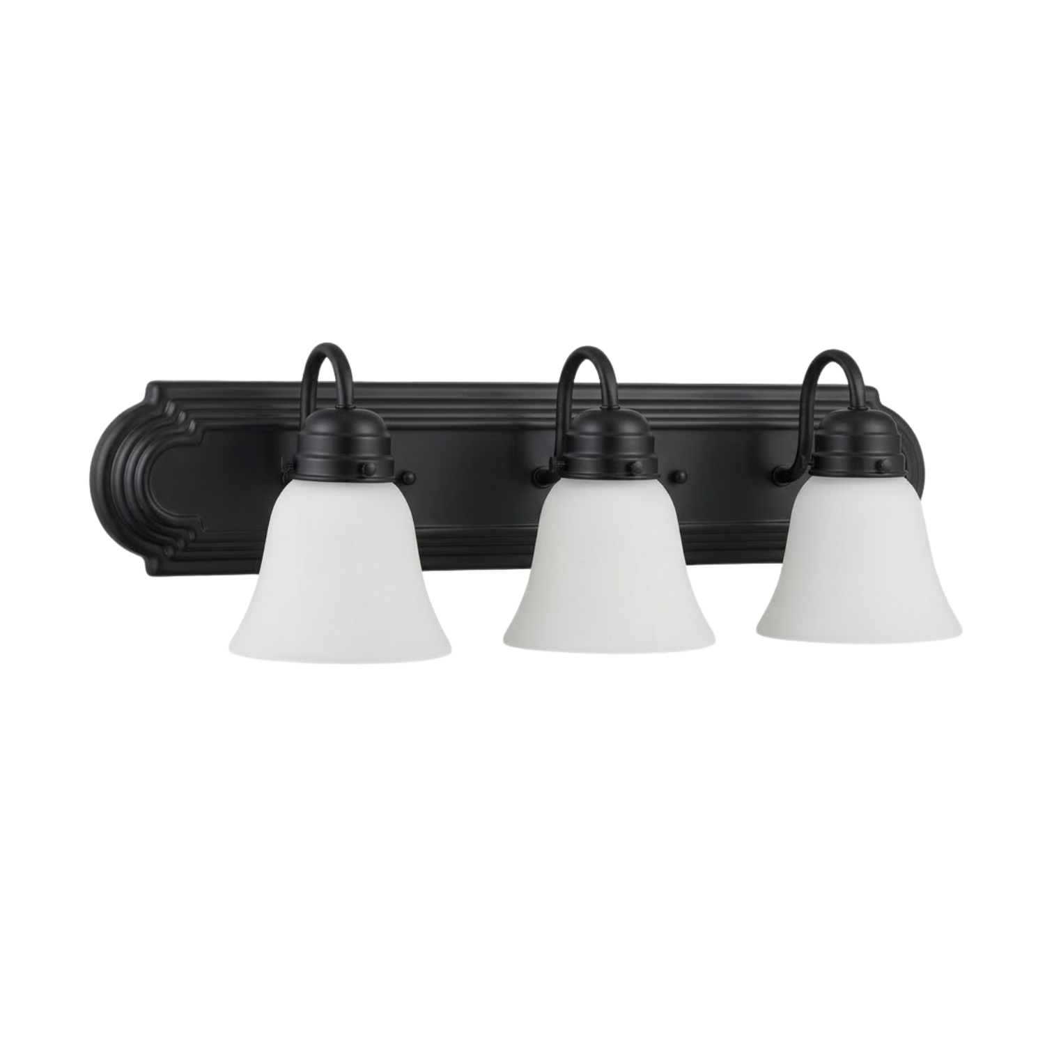 3-Light Racetrack w/Arms - G-423 - Elegant Vanities