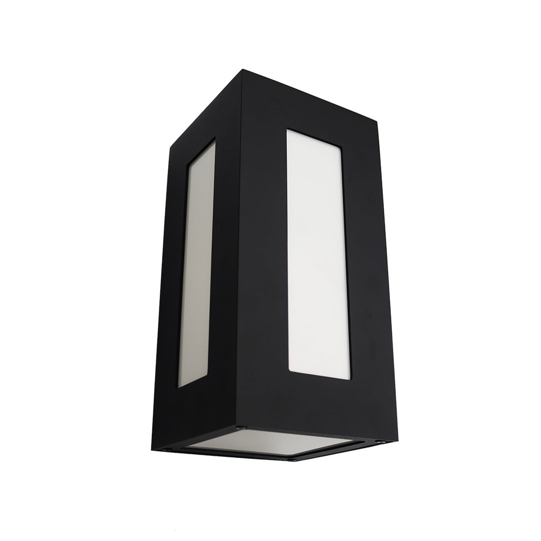 12" LED Frosted Glass Outdoor Wall Cube Light-TBK