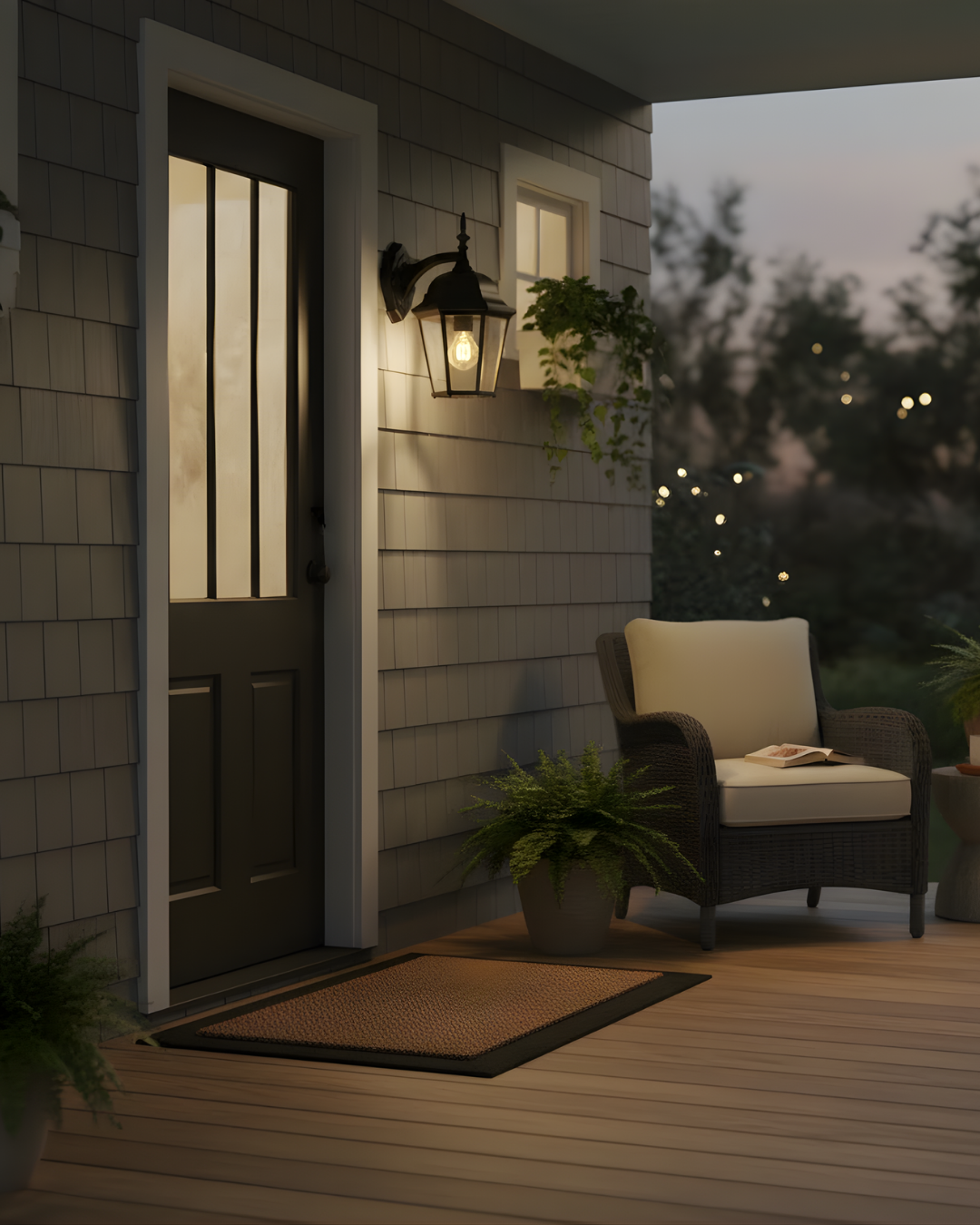 Ultar Wall Mounted Coach Light - Refined Exterior in Matte Black