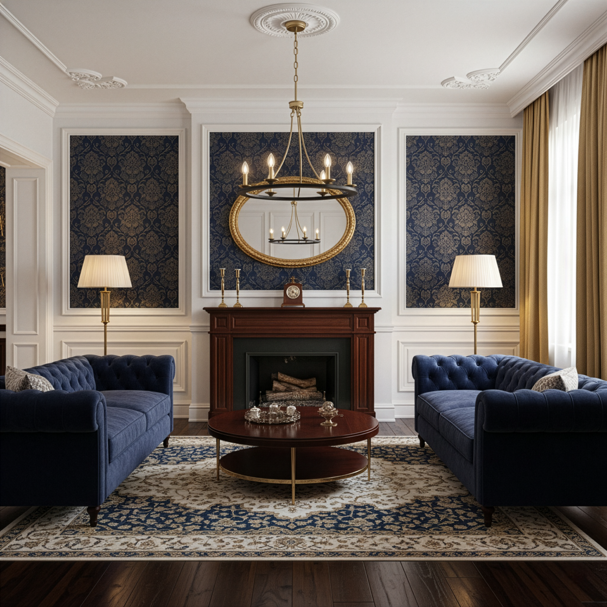 Trento 6-Light Ring Chandelier/CG E12 - Elegant Chandeliers in Matte Black