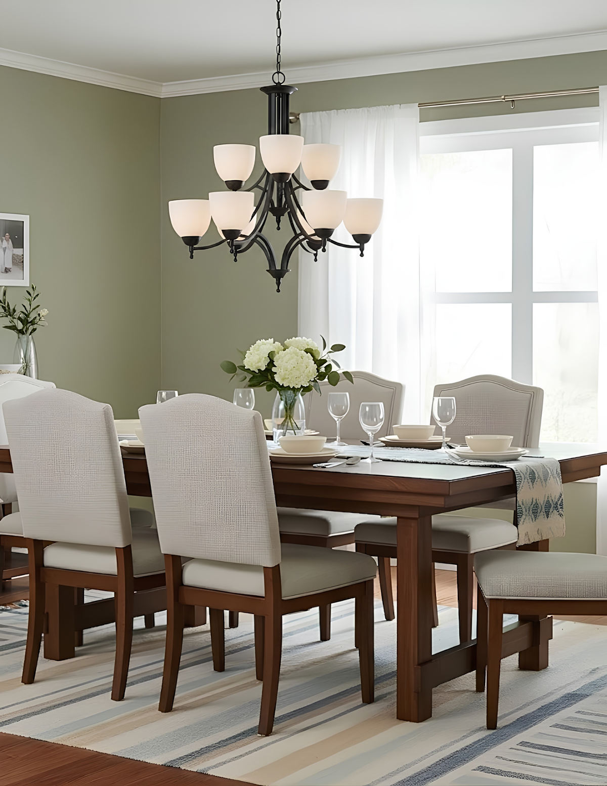 Fort Worth Upgrade 9-Light Chandelier - Chic Chandeliers in Matte Black