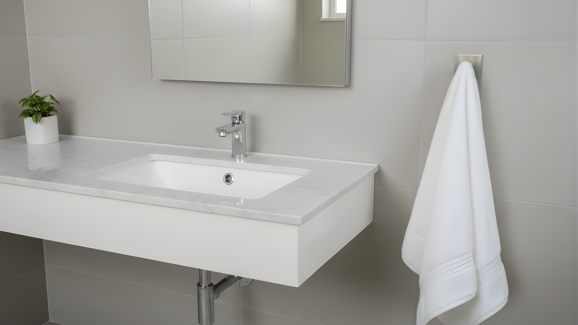 Square Style Robe Hook - Satin Nickel(US15)