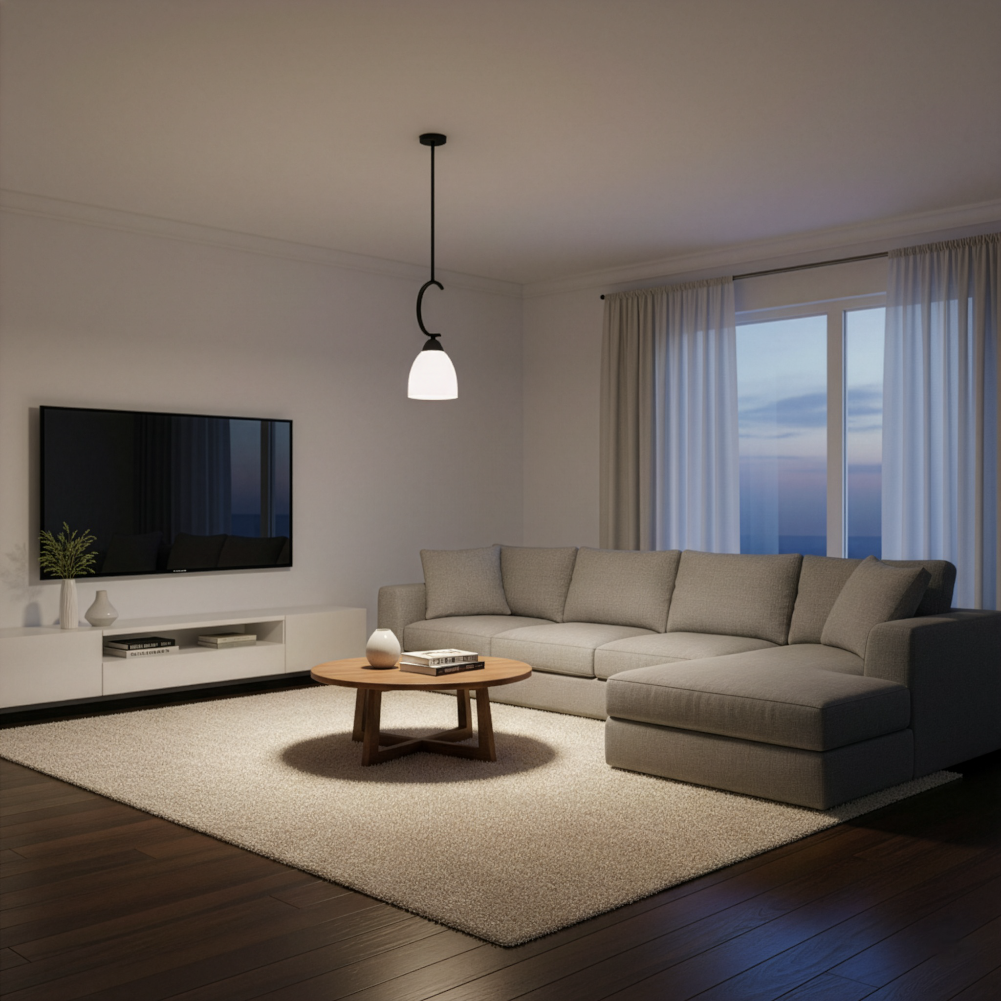 Victoria 1-Light Mini Pendant Tea Stain Glass Included - Transitional Pendants in Matte Black