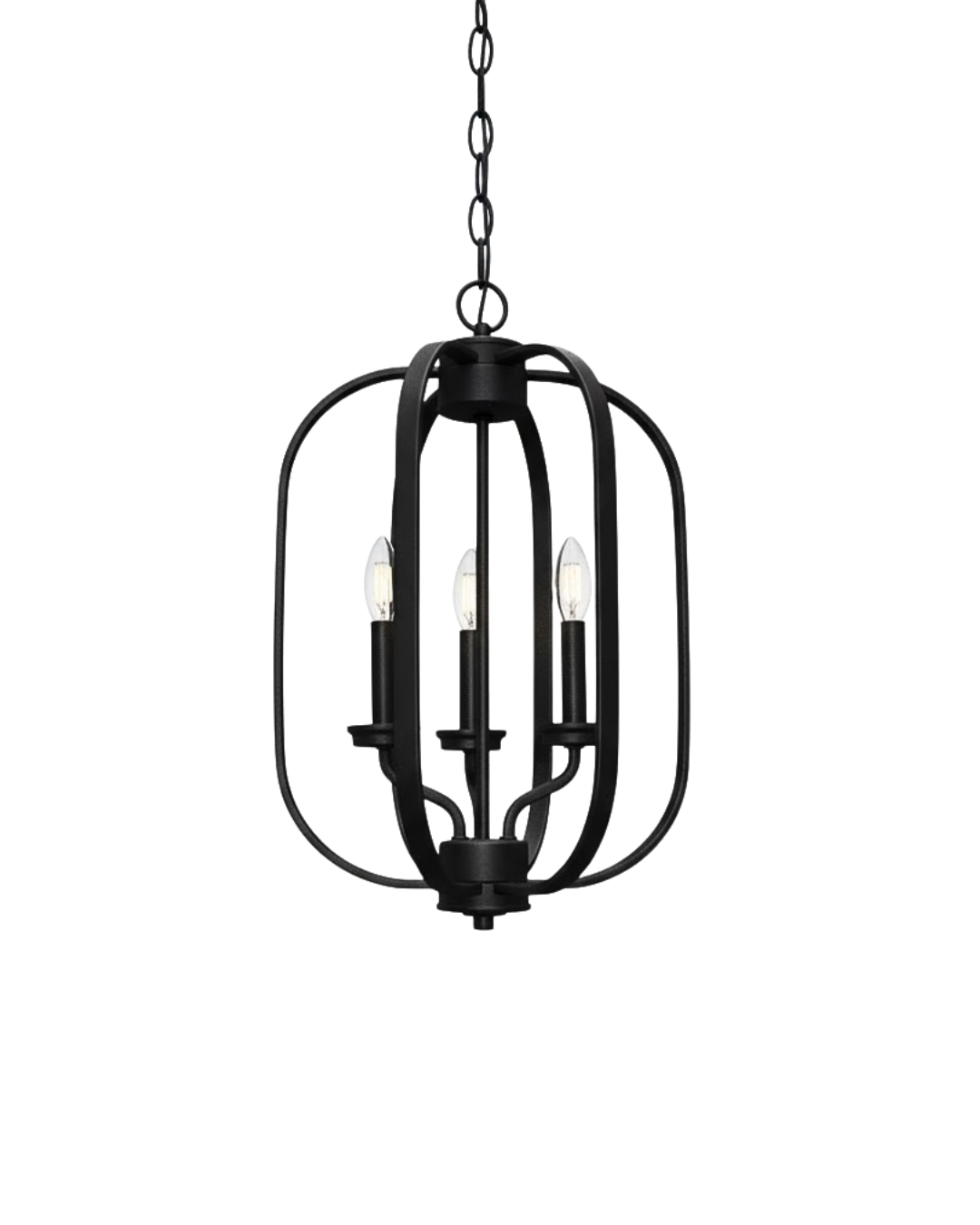 Victoria Series 3-Light Small Entry Cage - High-Design Pendants