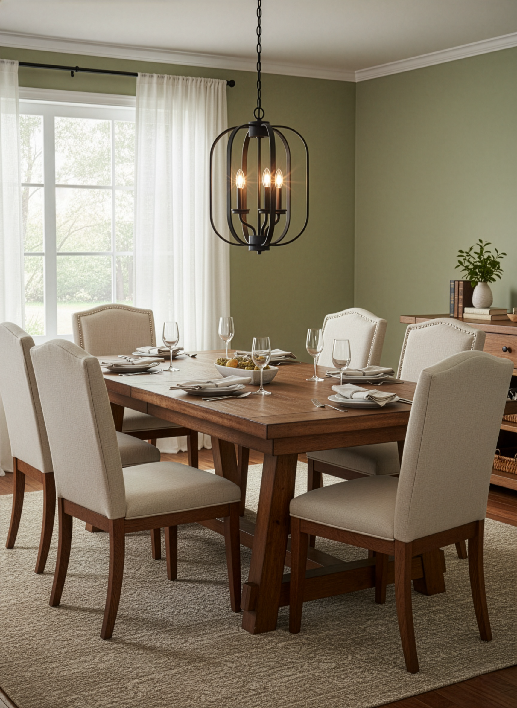 Victoria Series 3-Light Small Entry Cage - High-Design Pendants