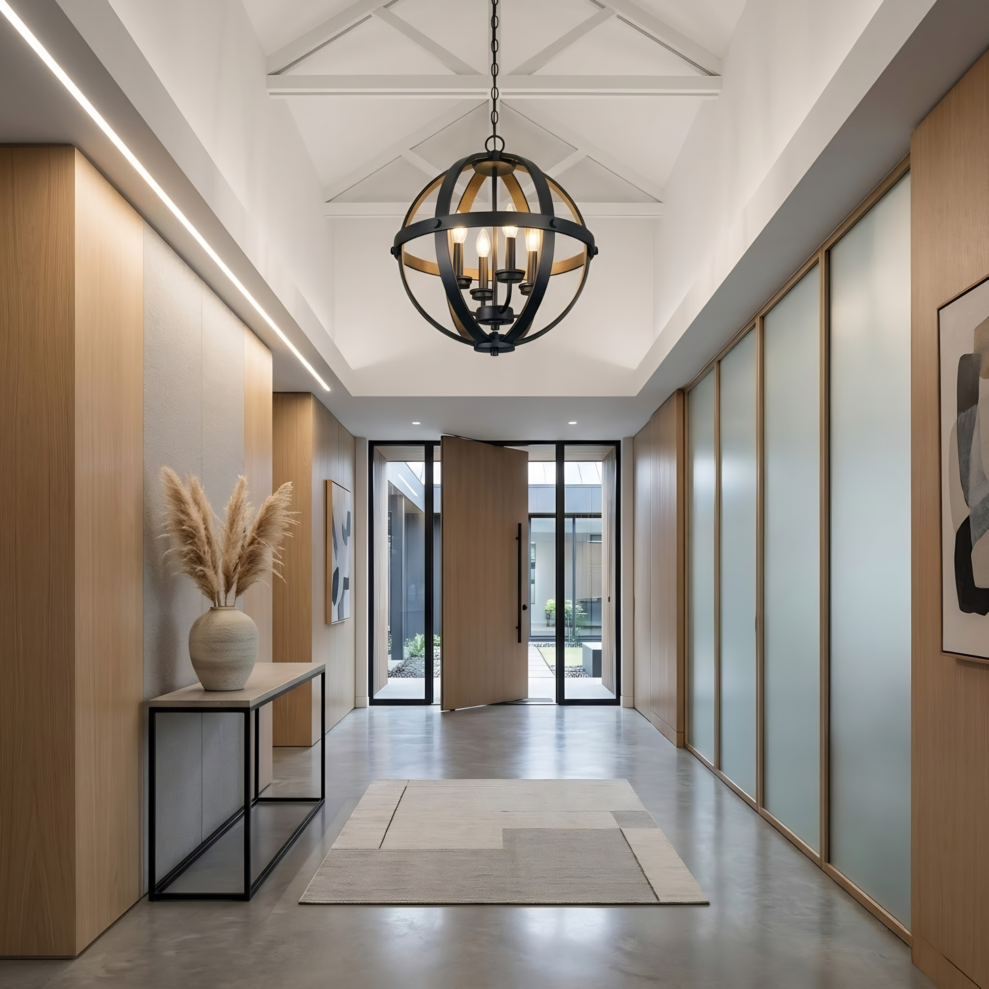 Small Sphere Entry Light - Elegant Pendants