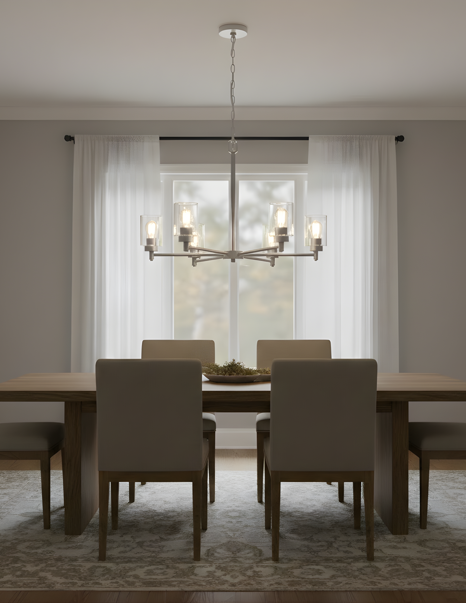 Mincio 6-Light Clear Glass Chandelier - High-Design Chandeliers