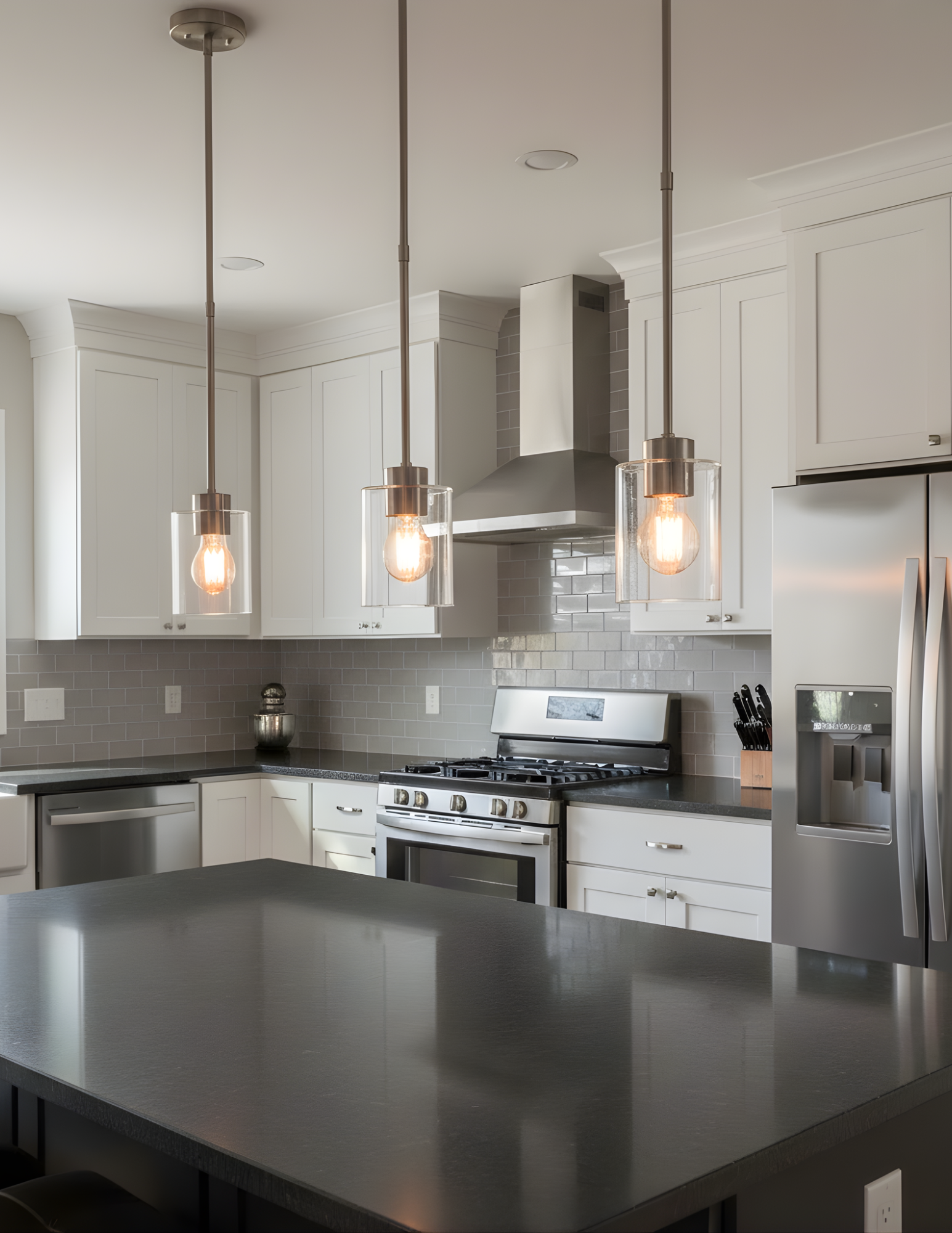 Mincio 1-Light Clear Glass Mini Pendant - CG