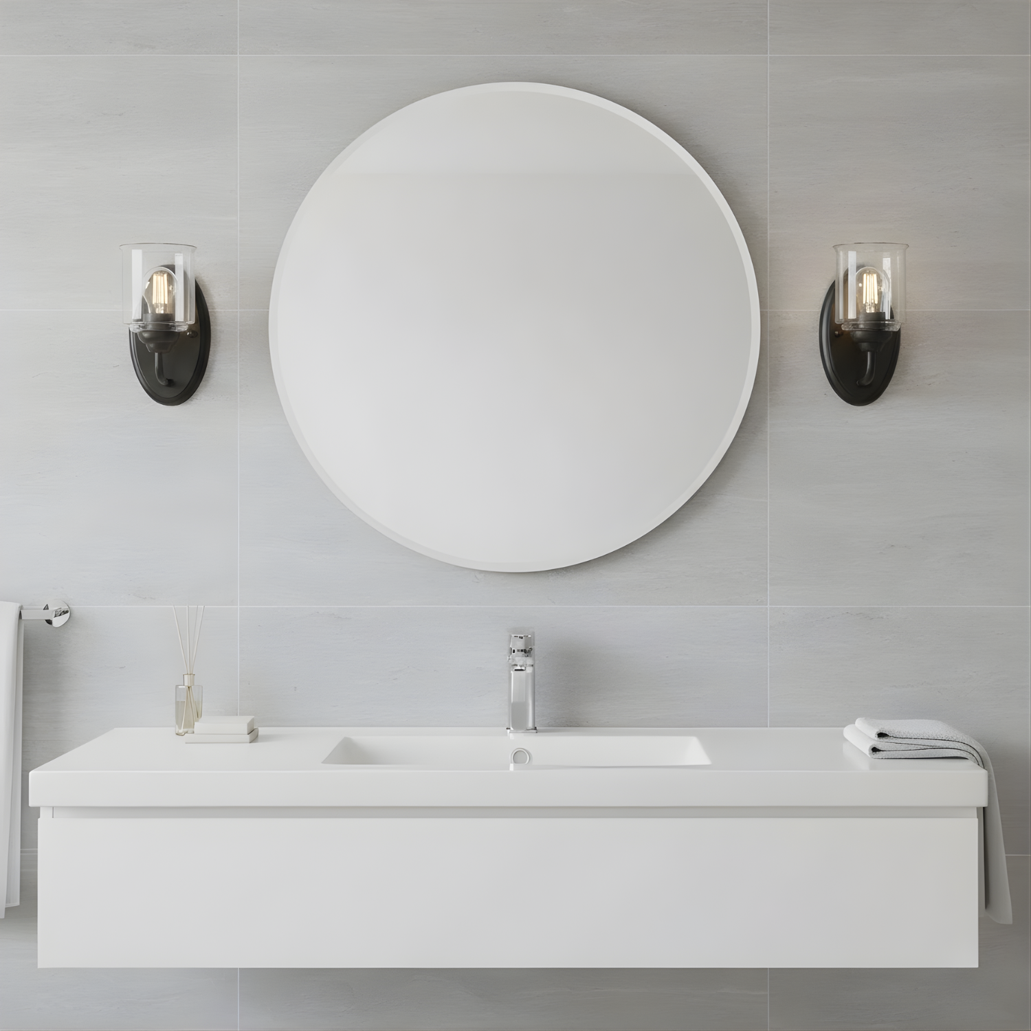 Acheron 1-Light Clear Glass Sconce - Statement-Making Wall Sconces