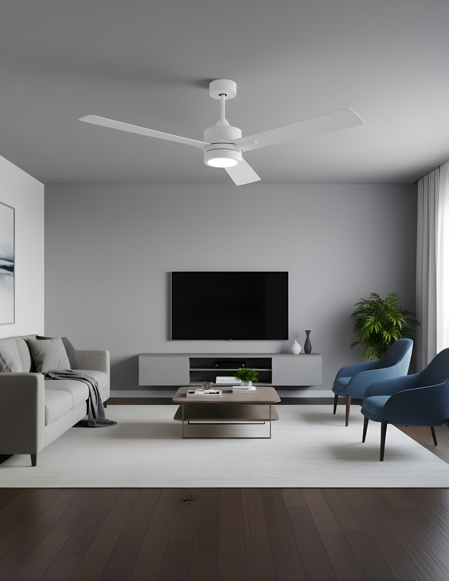 3-Blade 52" WH Neo Fan WH Blades WC6 3K4K5K