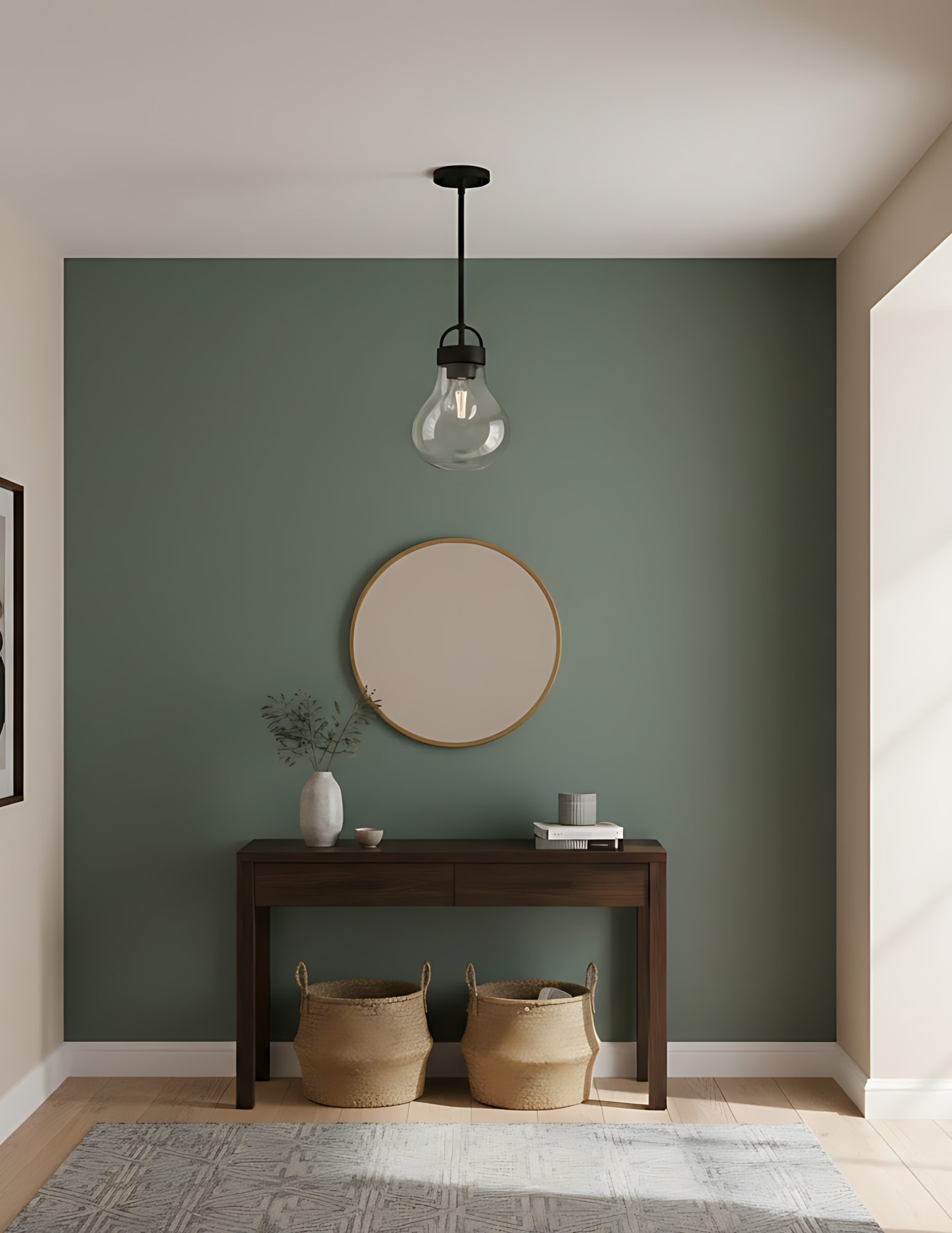 1-Light Clear Glass Pendant - Stylish Pendants