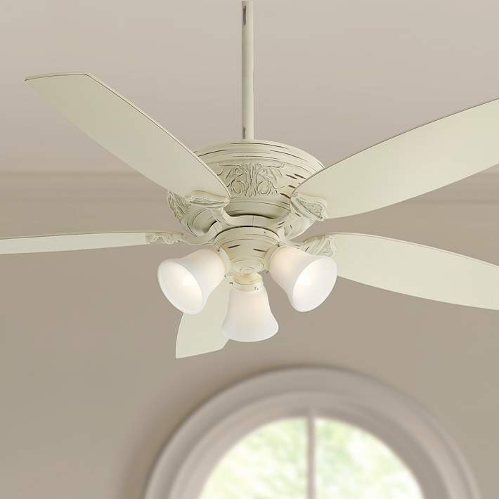 MinkaAire Classica 54″ Ceiling Fan — Provencal Blanc