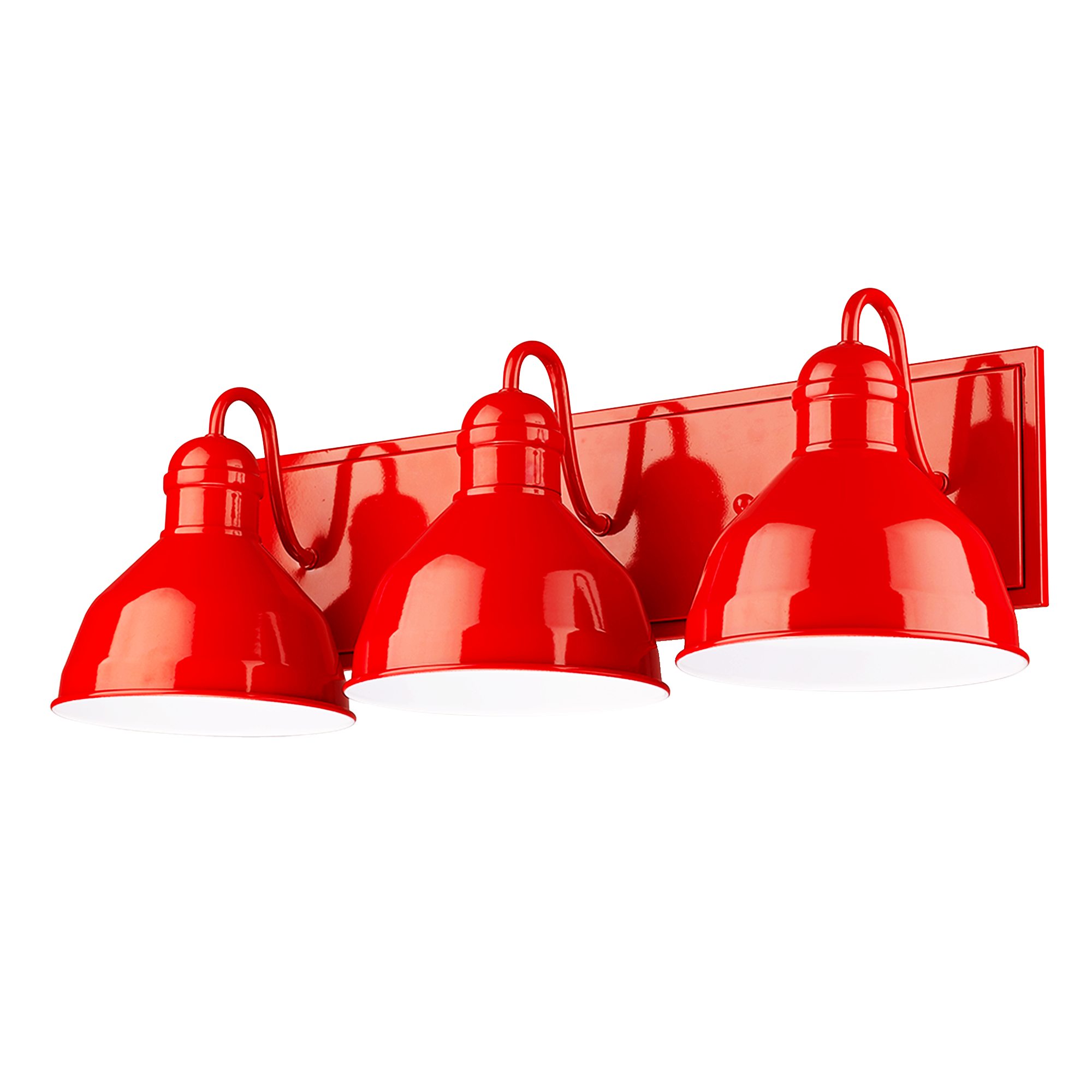 Vivio Gia 3-Light Vanity - Glossy Red