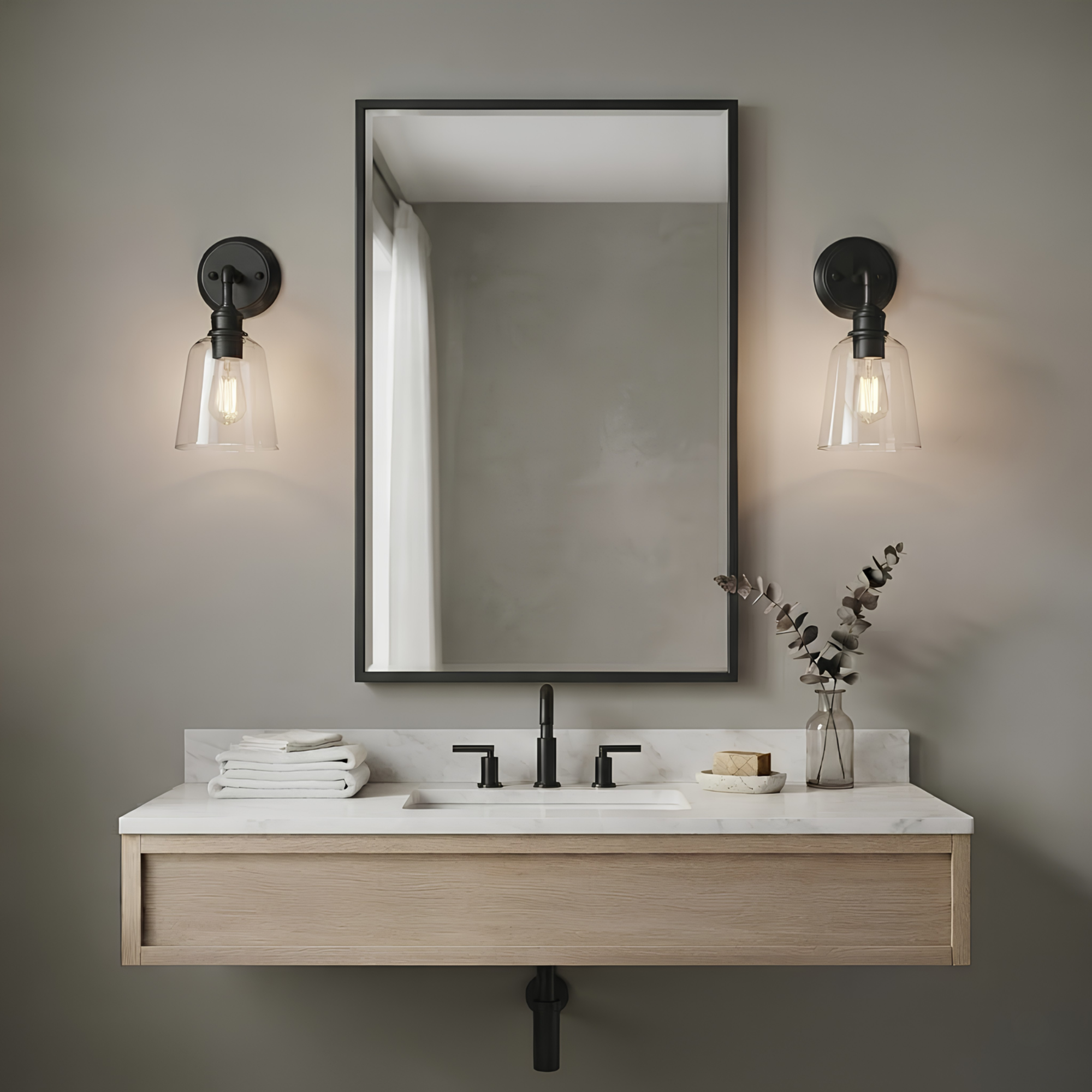 Milla 1-Light Sconce/Vanity - Bold Wall Sconces